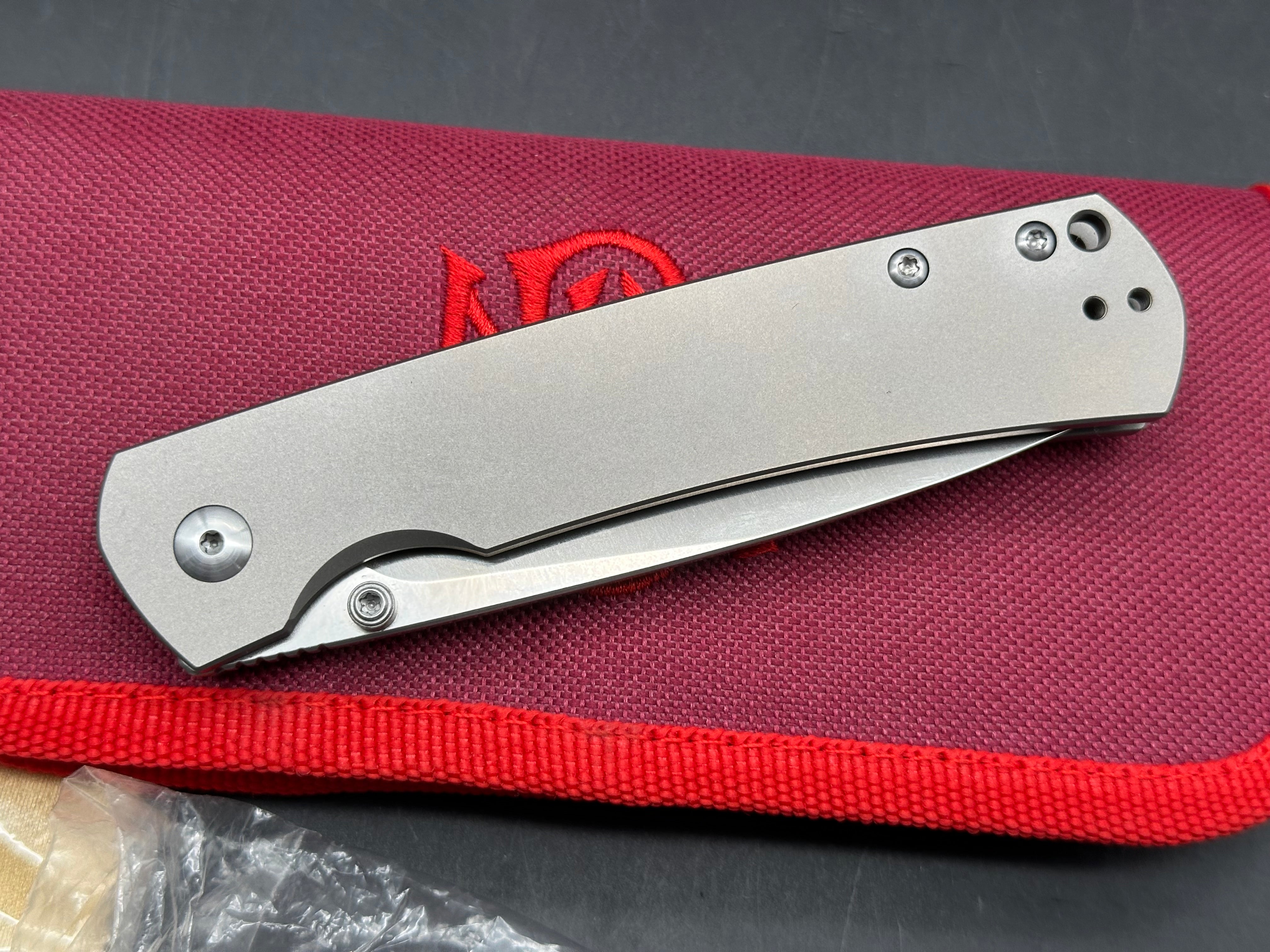 MBK Monterrey Bay knives Old Guard titanium folding knife&nbsp;