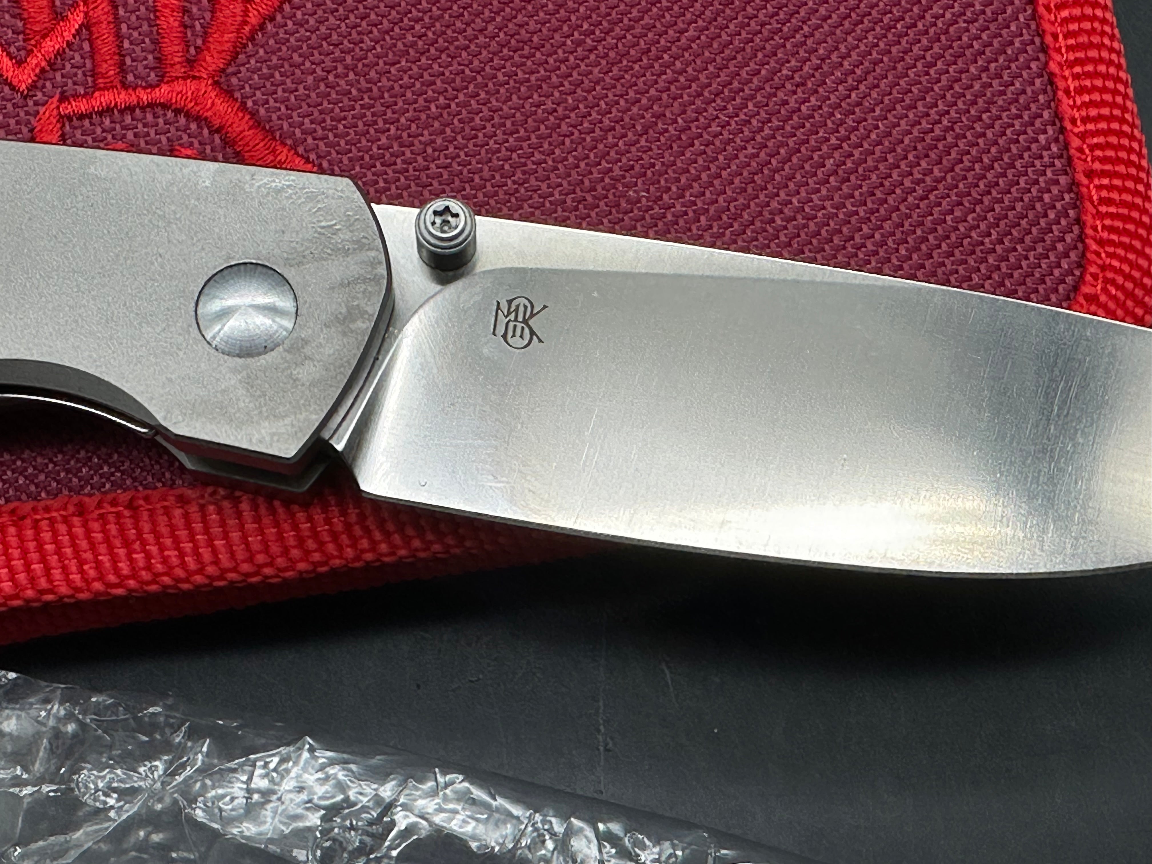 MBK Monterrey Bay knives Old Guard titanium folding knife&nbsp;