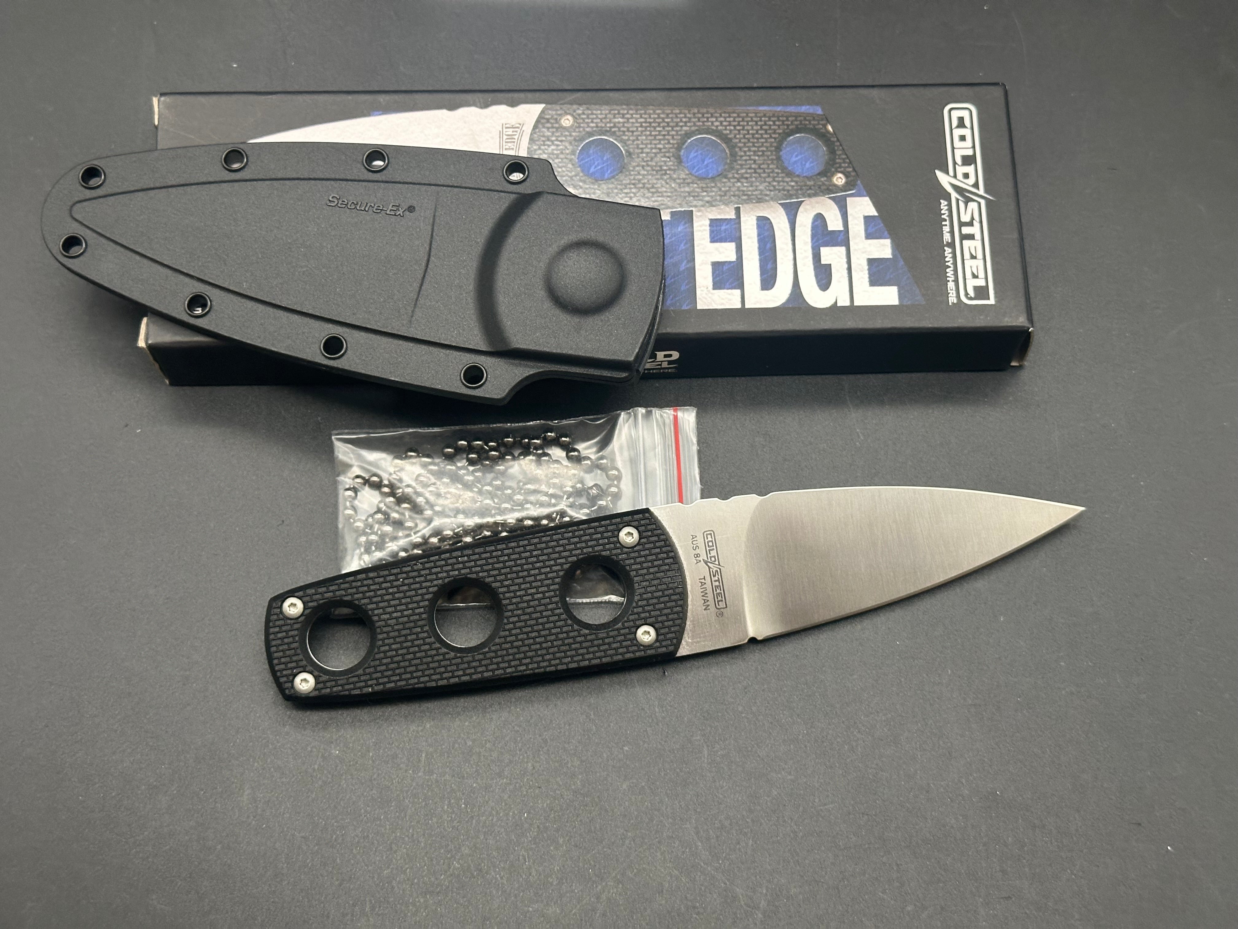 Cold Steel Secret Edge Fixed Blade Knife (3.5" Satin) 11SDT