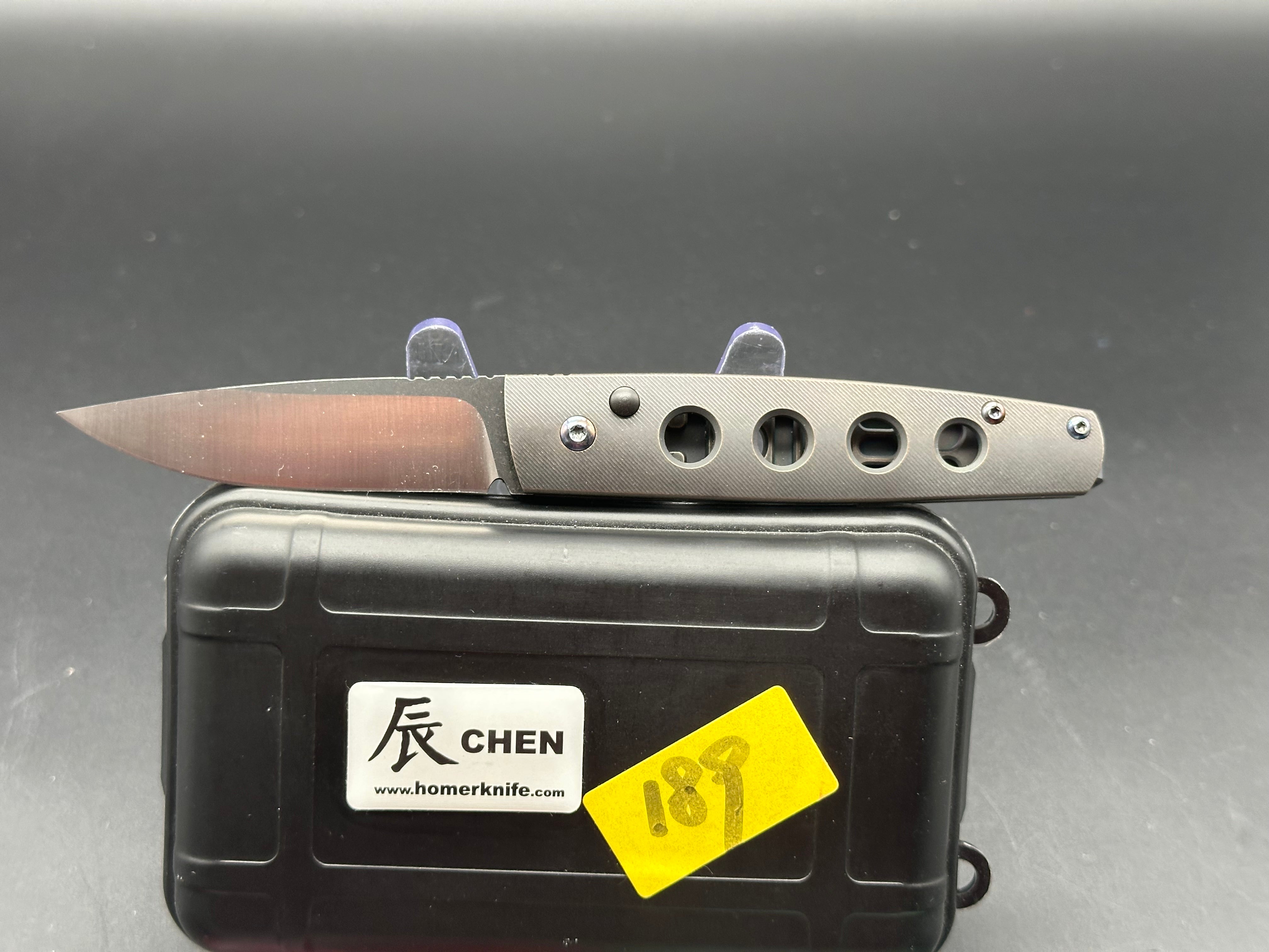 Homer Zhu Chen Auto Knife  #189