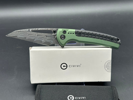 CIVIVI SENTINEL STRIKE FOLDING KNIFE GREEN ALUMINUM