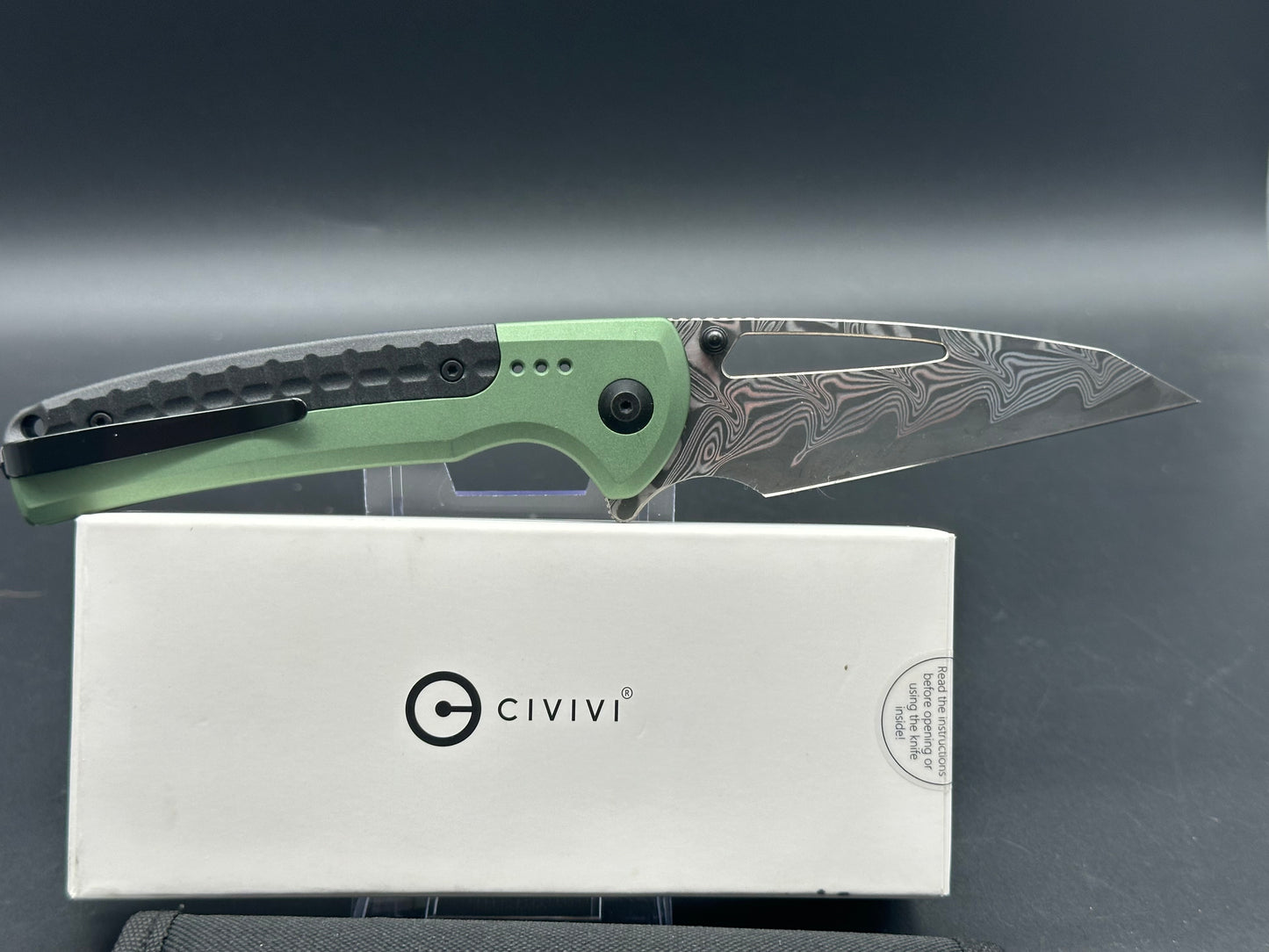 CIVIVI SENTINEL STRIKE FOLDING KNIFE GREEN ALUMINUM