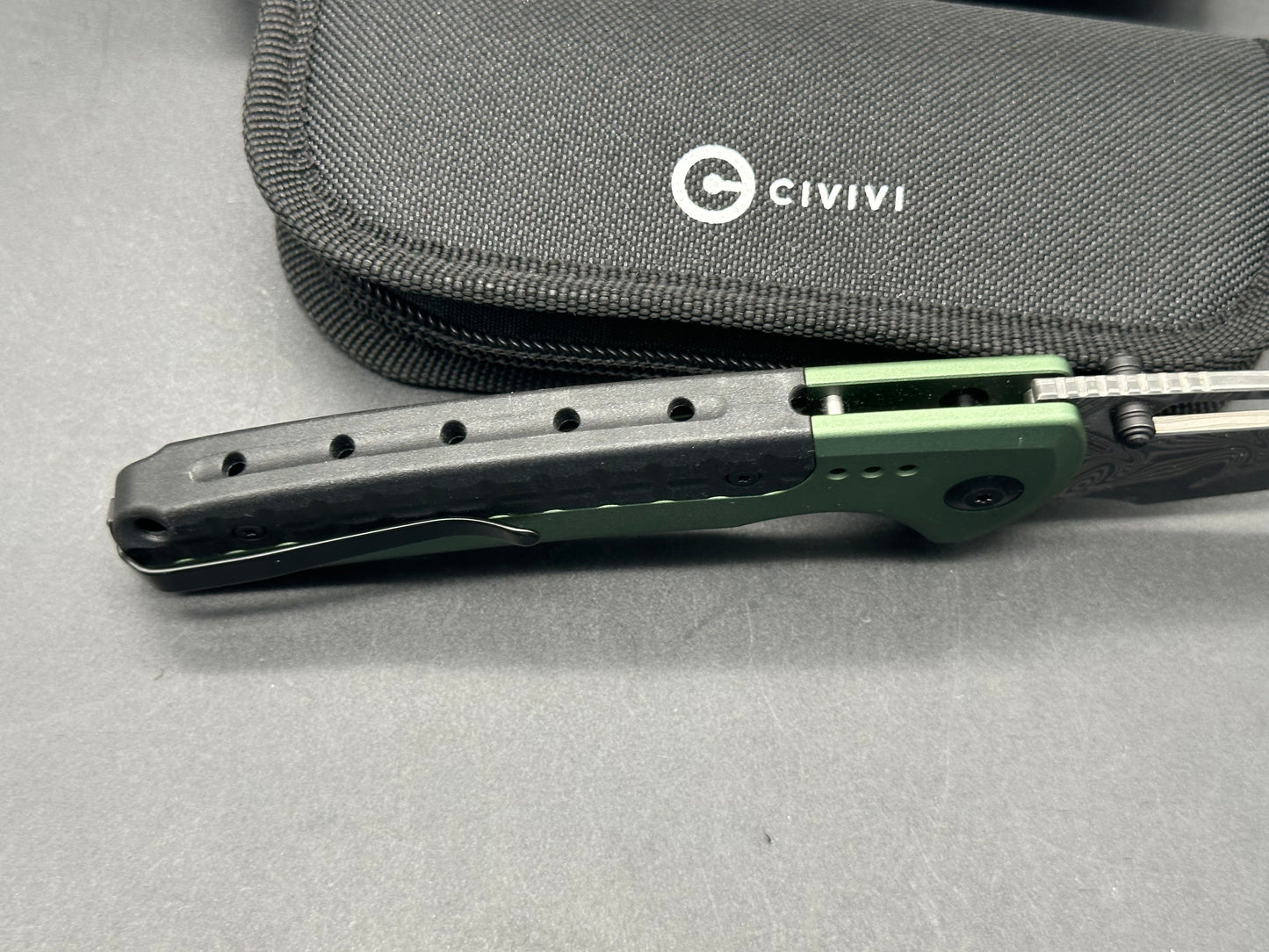 CIVIVI SENTINEL STRIKE FOLDING KNIFE GREEN ALUMINUM