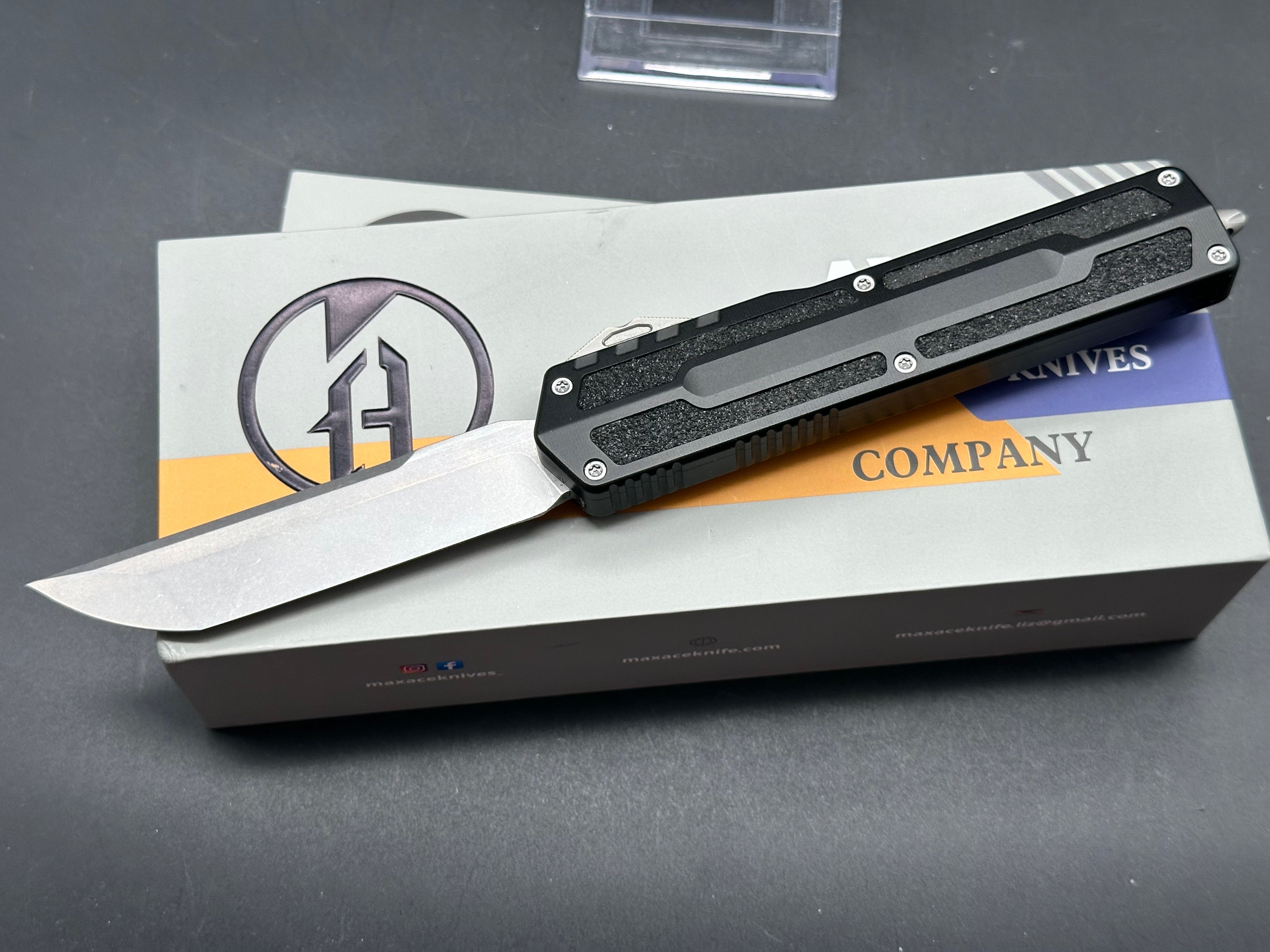 Maxace + Midnight Cat Archer OTF Black Aluminum Frame
