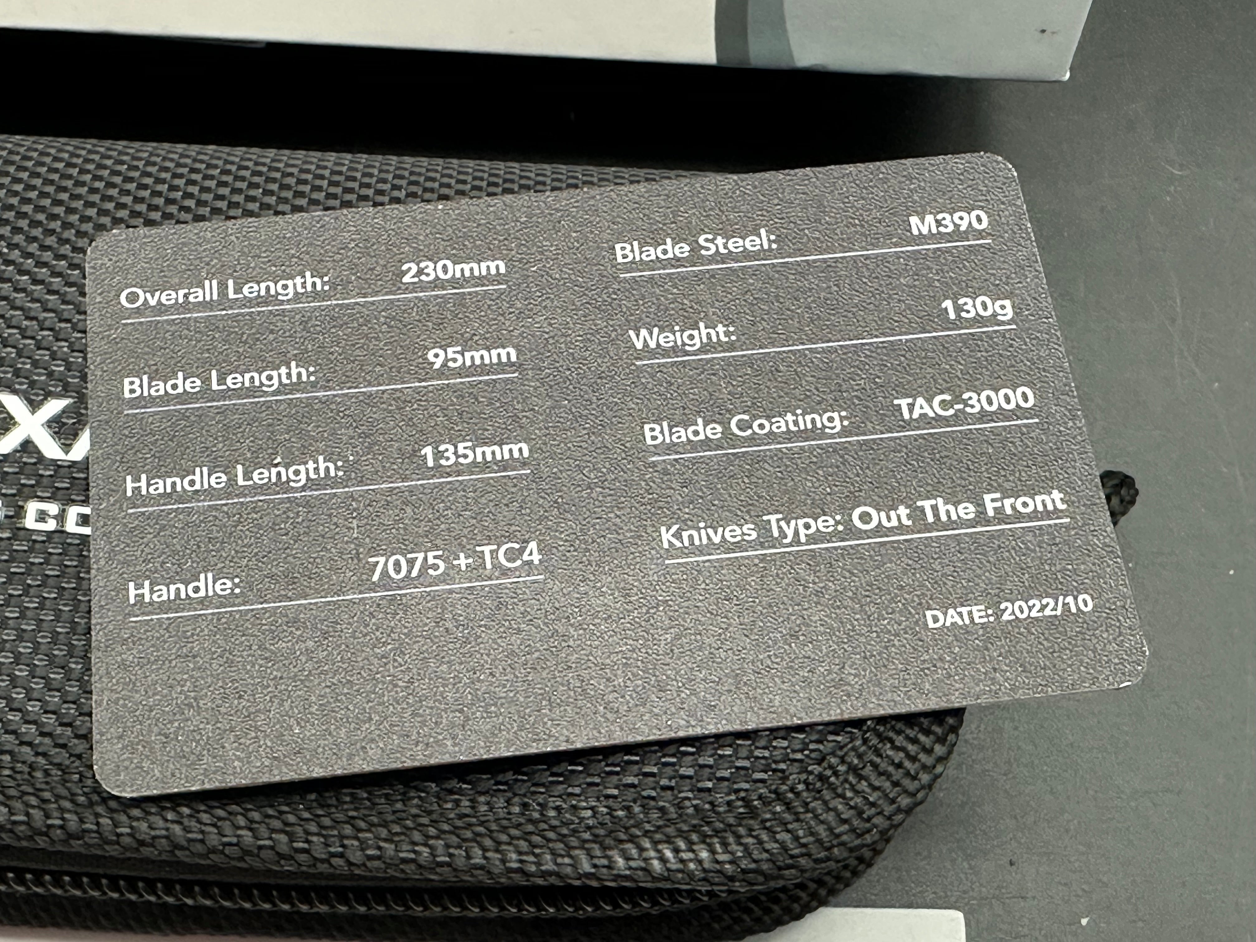 Maxace Medusa Double Edge M390 Blade Mirror TAC Coating