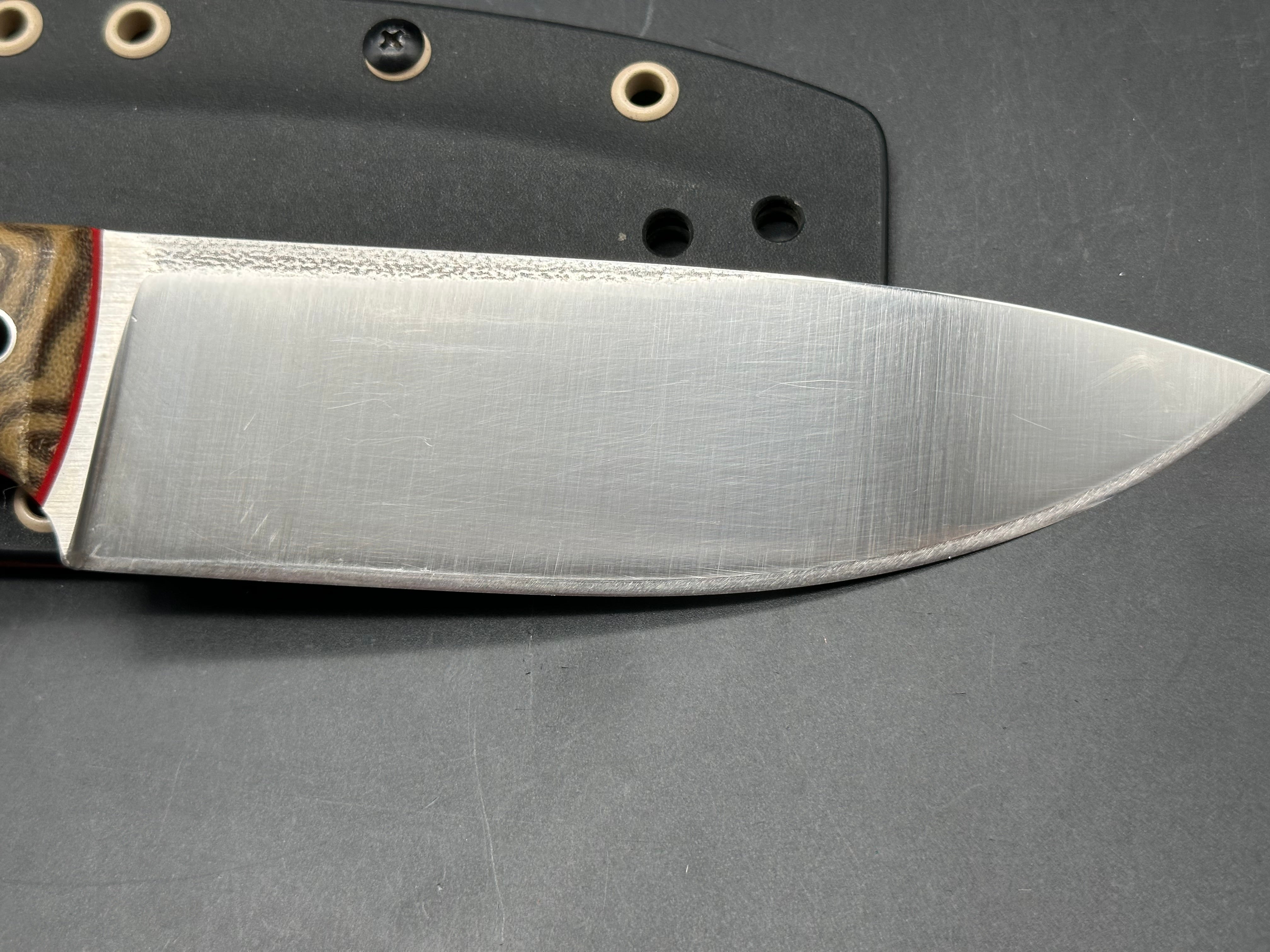 Big Chris Custom 6” Voyager CPM154 blade fixed blade knife