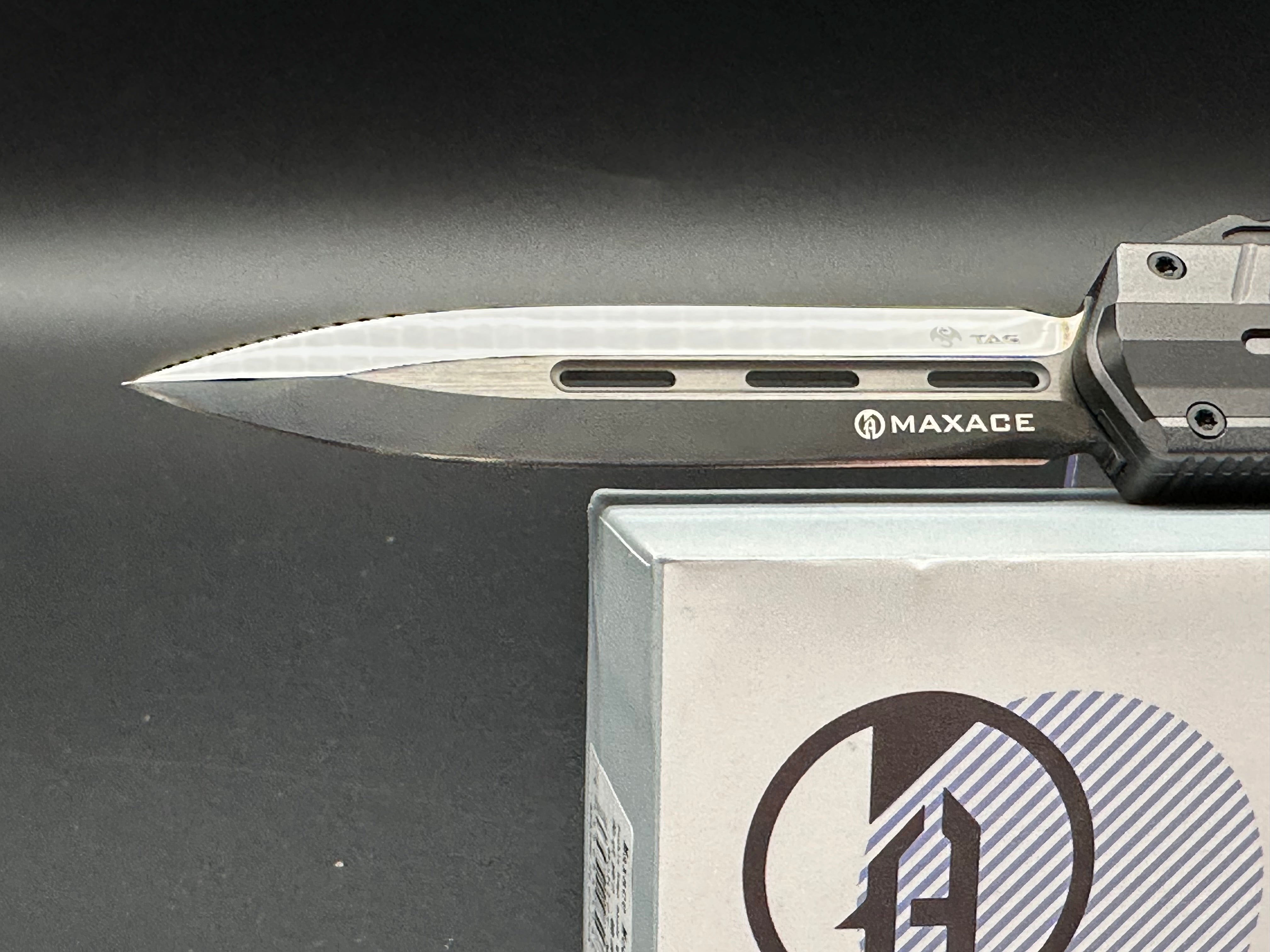 Maxace Medusa Double Edge M390 Blade Mirror TAC Coating