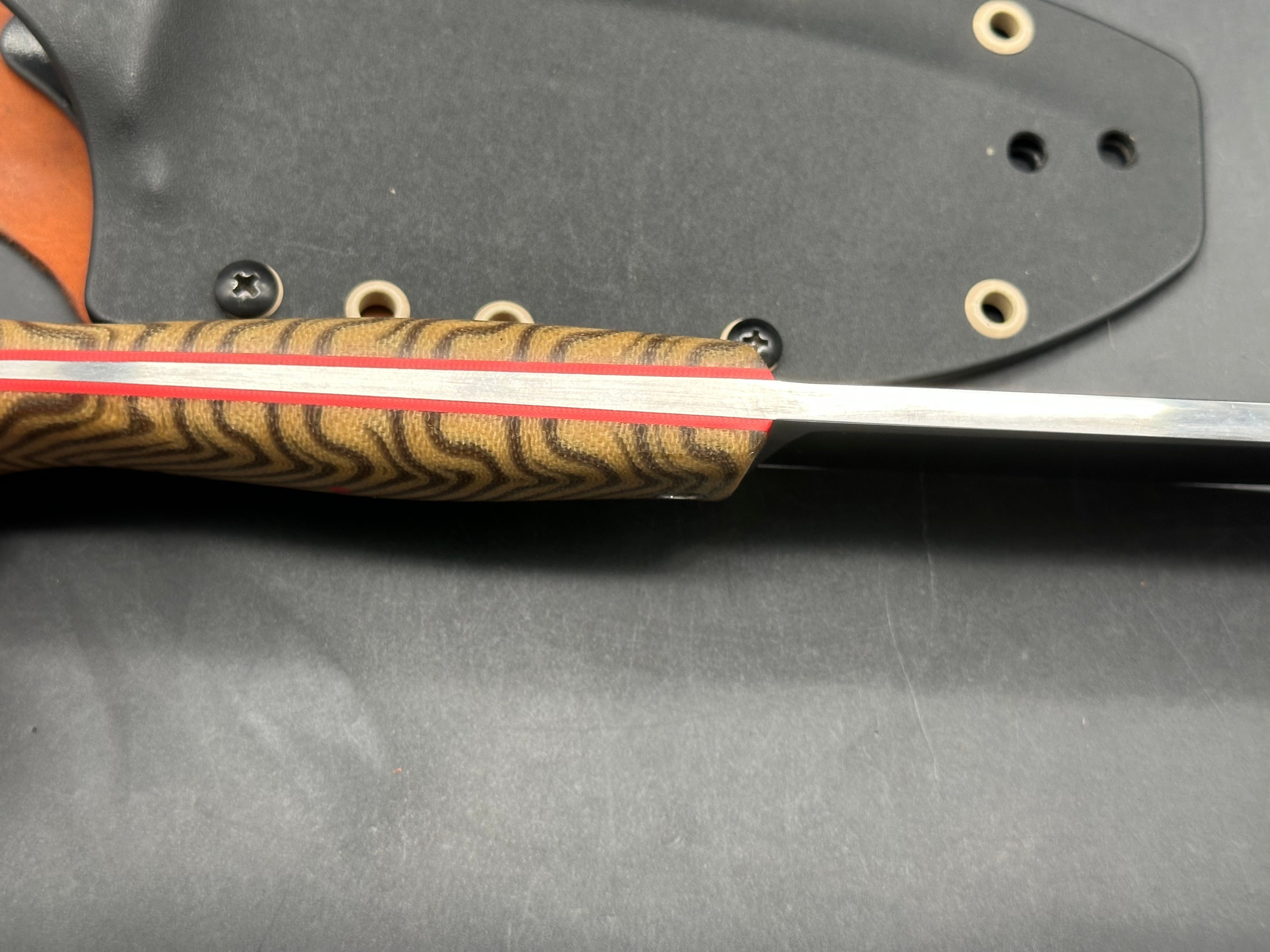 Big Chris Custom 6” Voyager CPM154 blade fixed blade knife