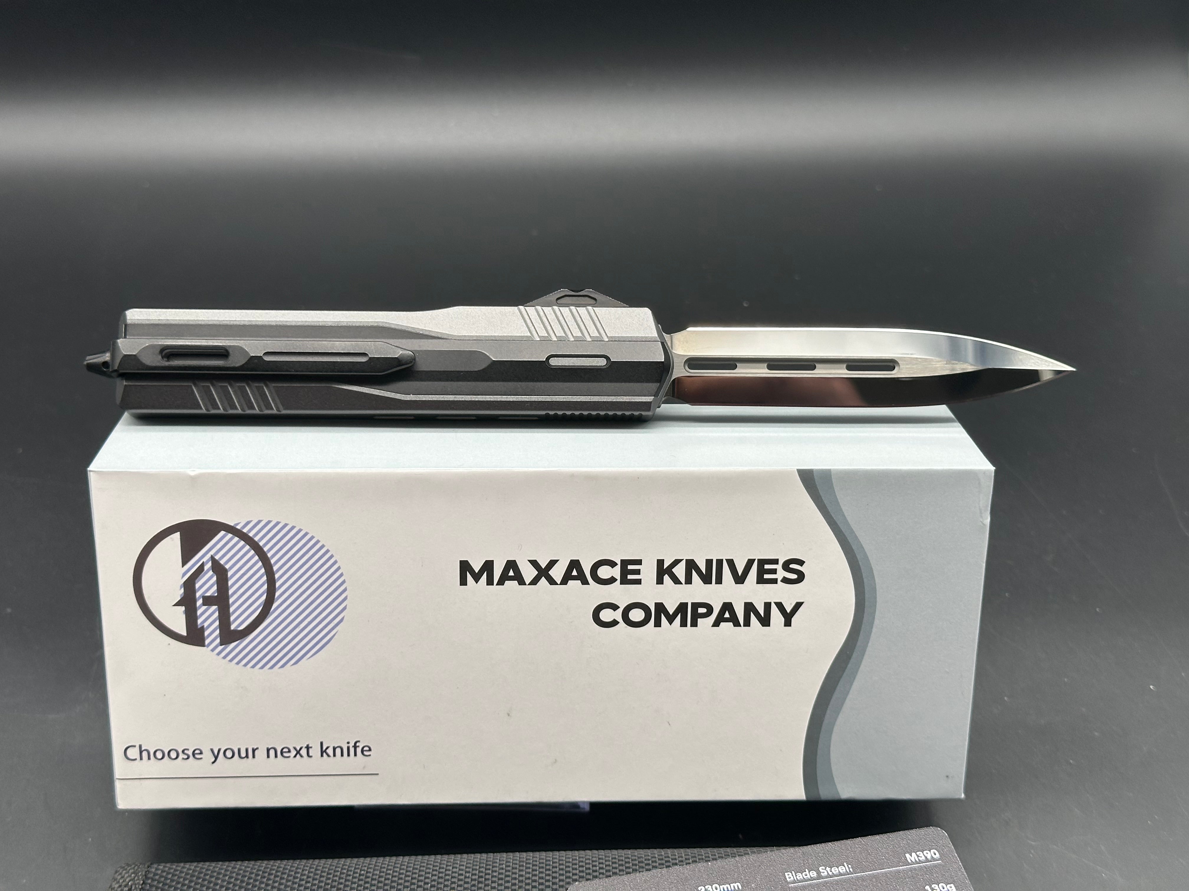 Maxace Medusa Double Edge M390 Blade Mirror TAC Coating
