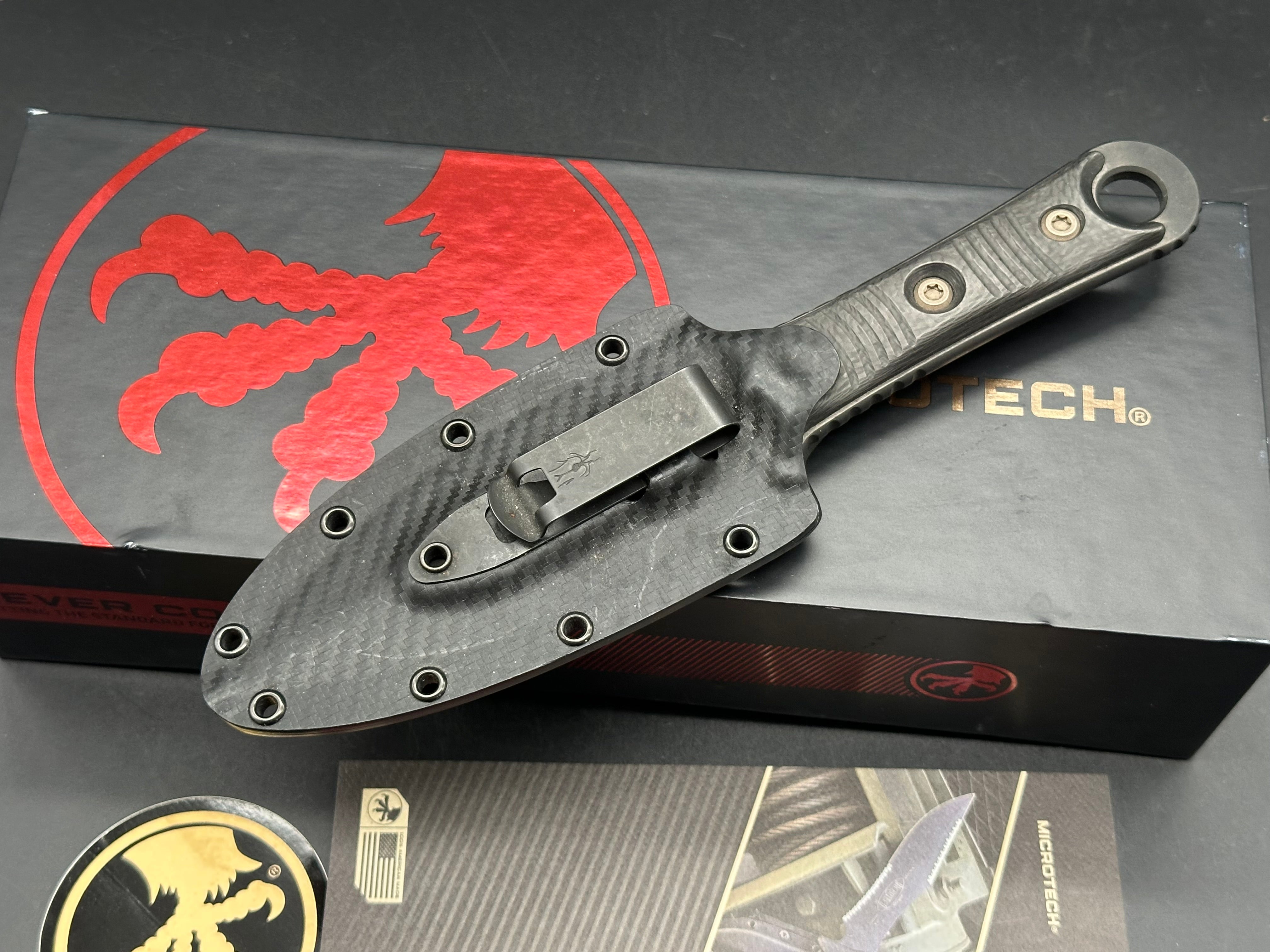 Microtech Borka blades SBD fixed double dagger 4.375"