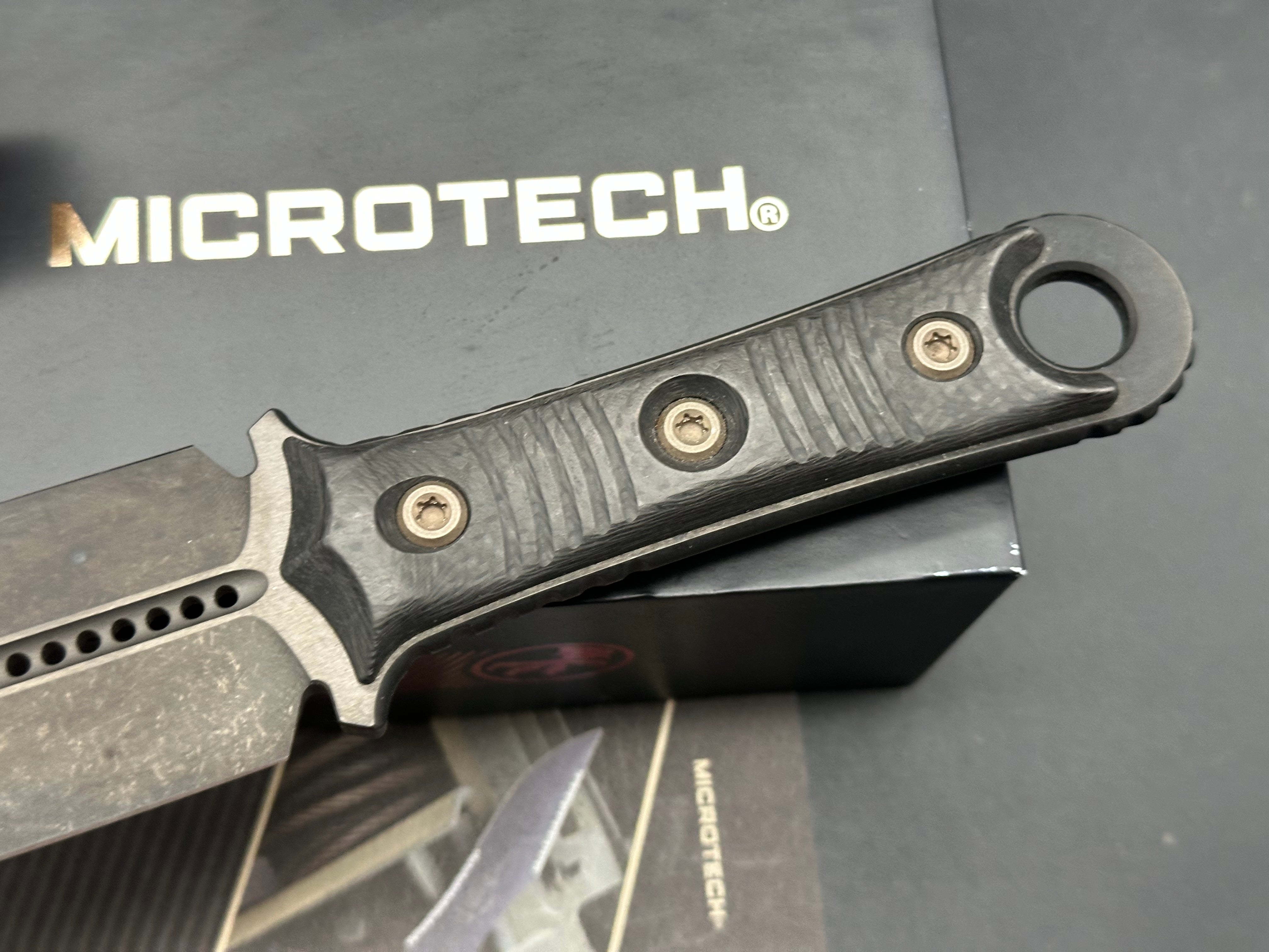 Microtech Borka blades SBD fixed double dagger 4.375"