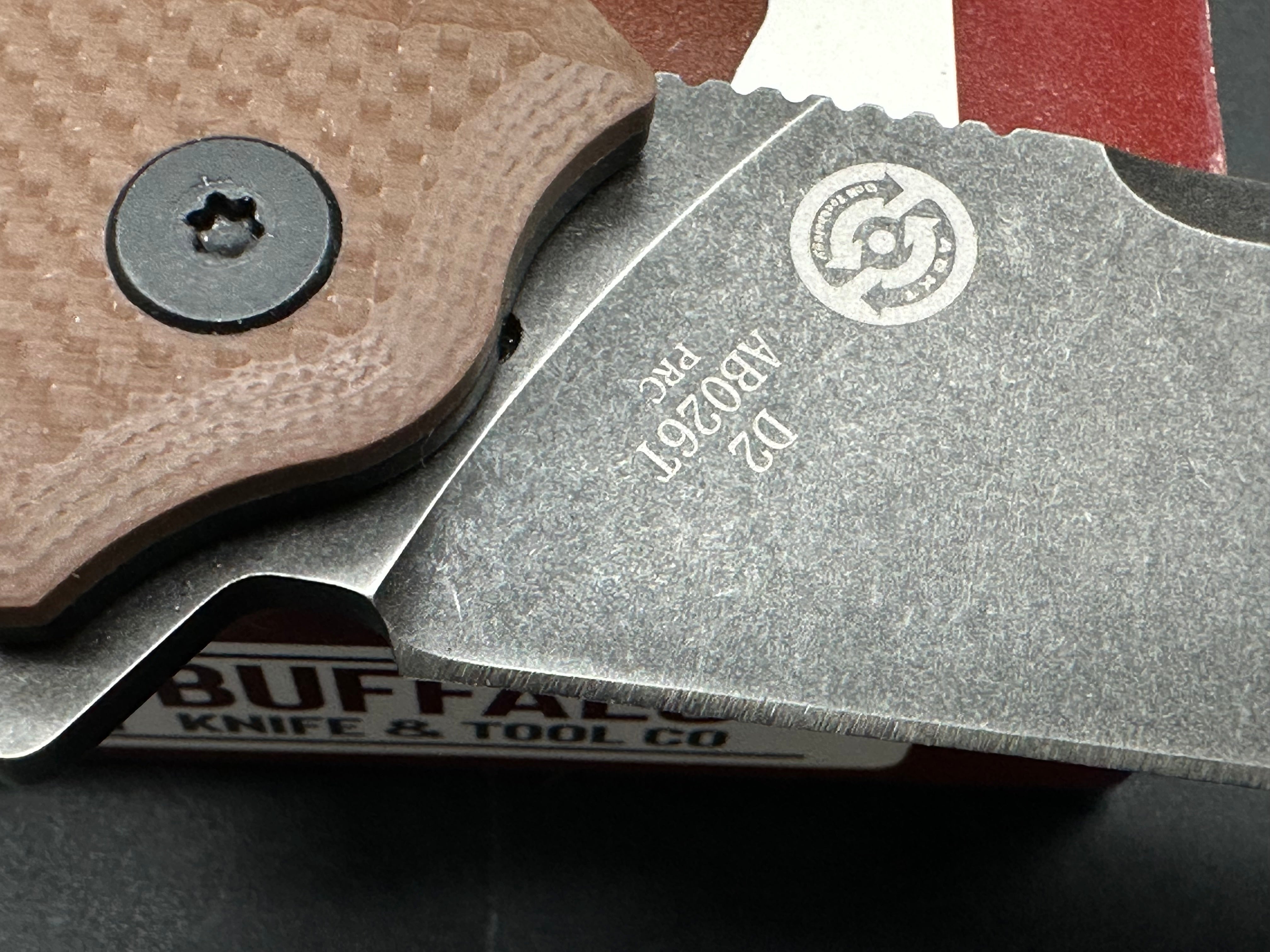 ABKT FOLDING KNIFE D2 BLADE