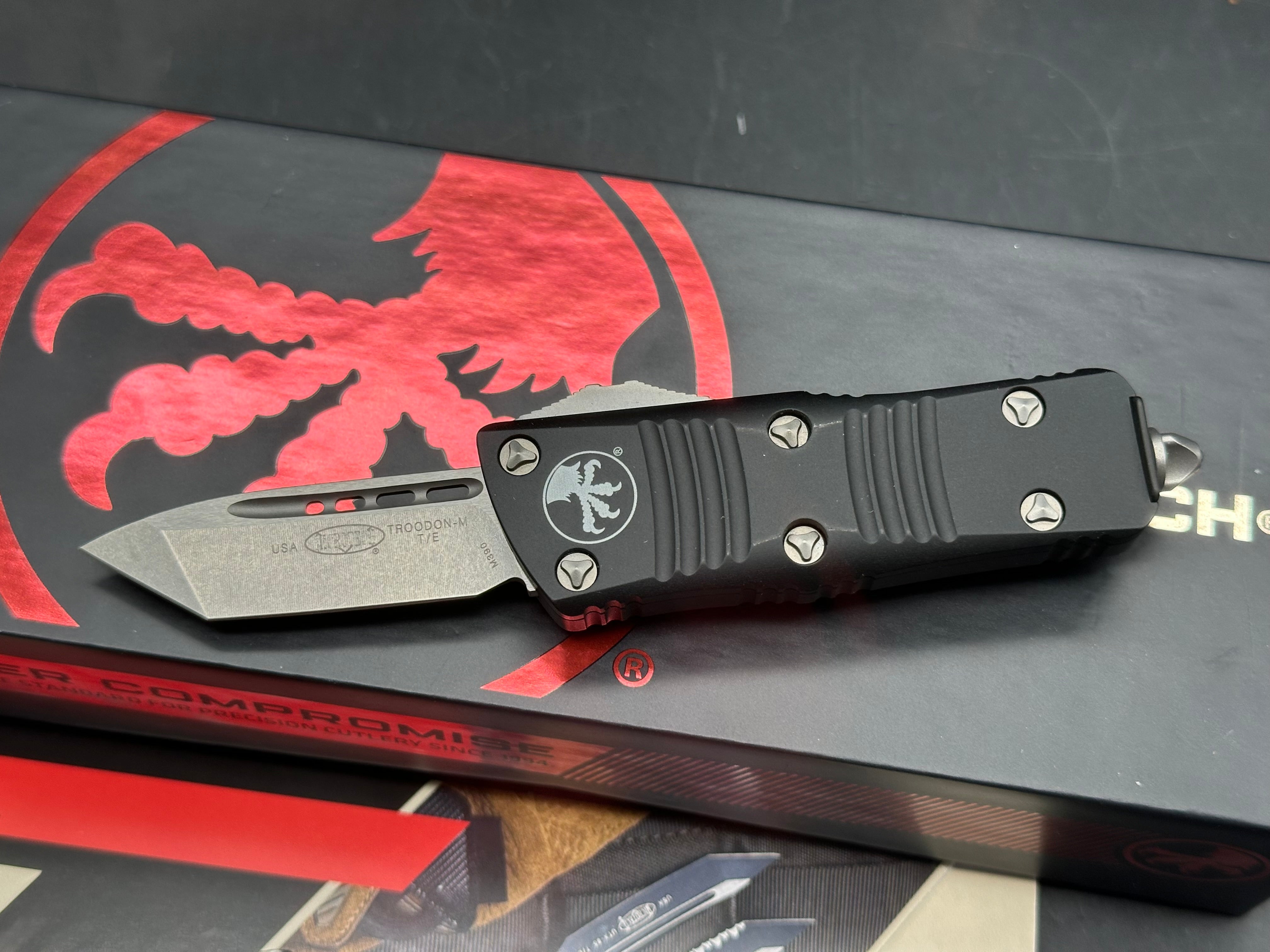 Microtech Troodon mini m390 Lynch clip/original clip