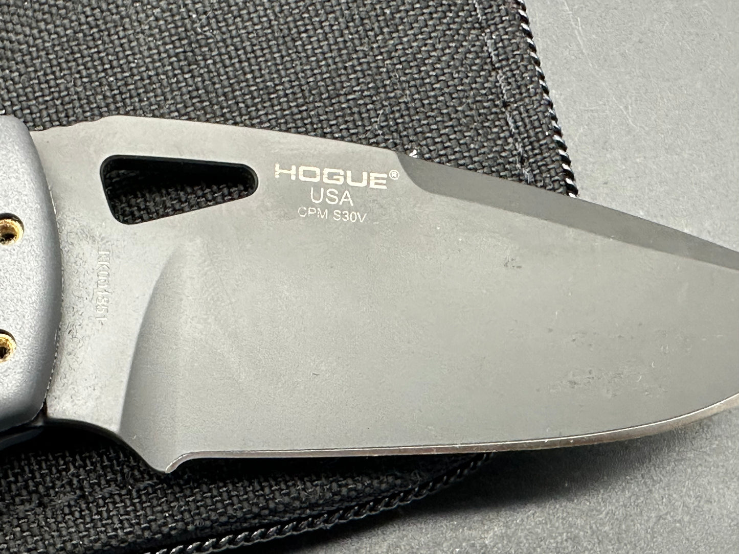 SIG K320A TACTICAL (HOGUE) AUTOMATIC FOLDER: 3.5" DROP POINT BLADE