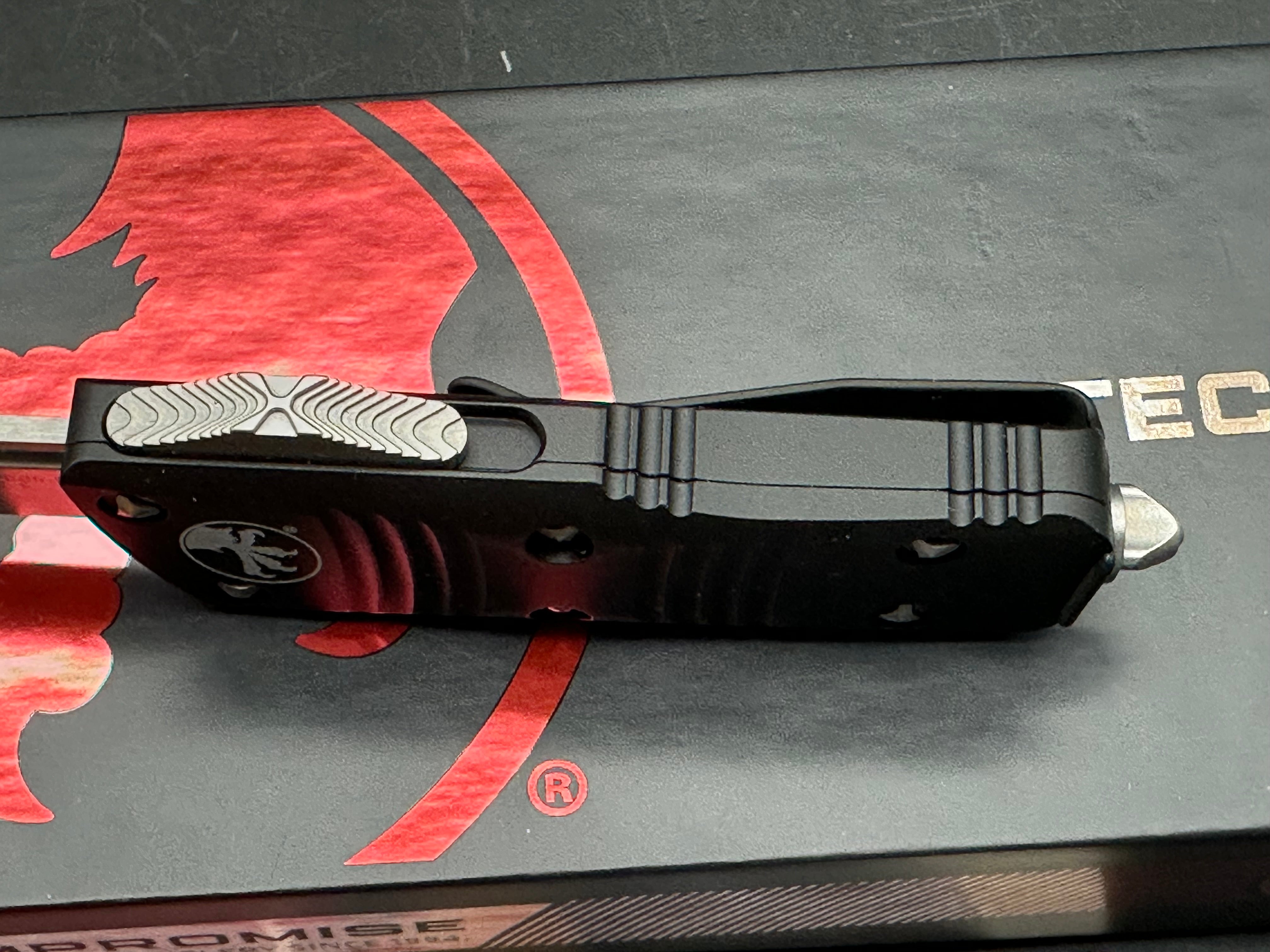 Microtech Troodon mini m390 Lynch clip/original clip