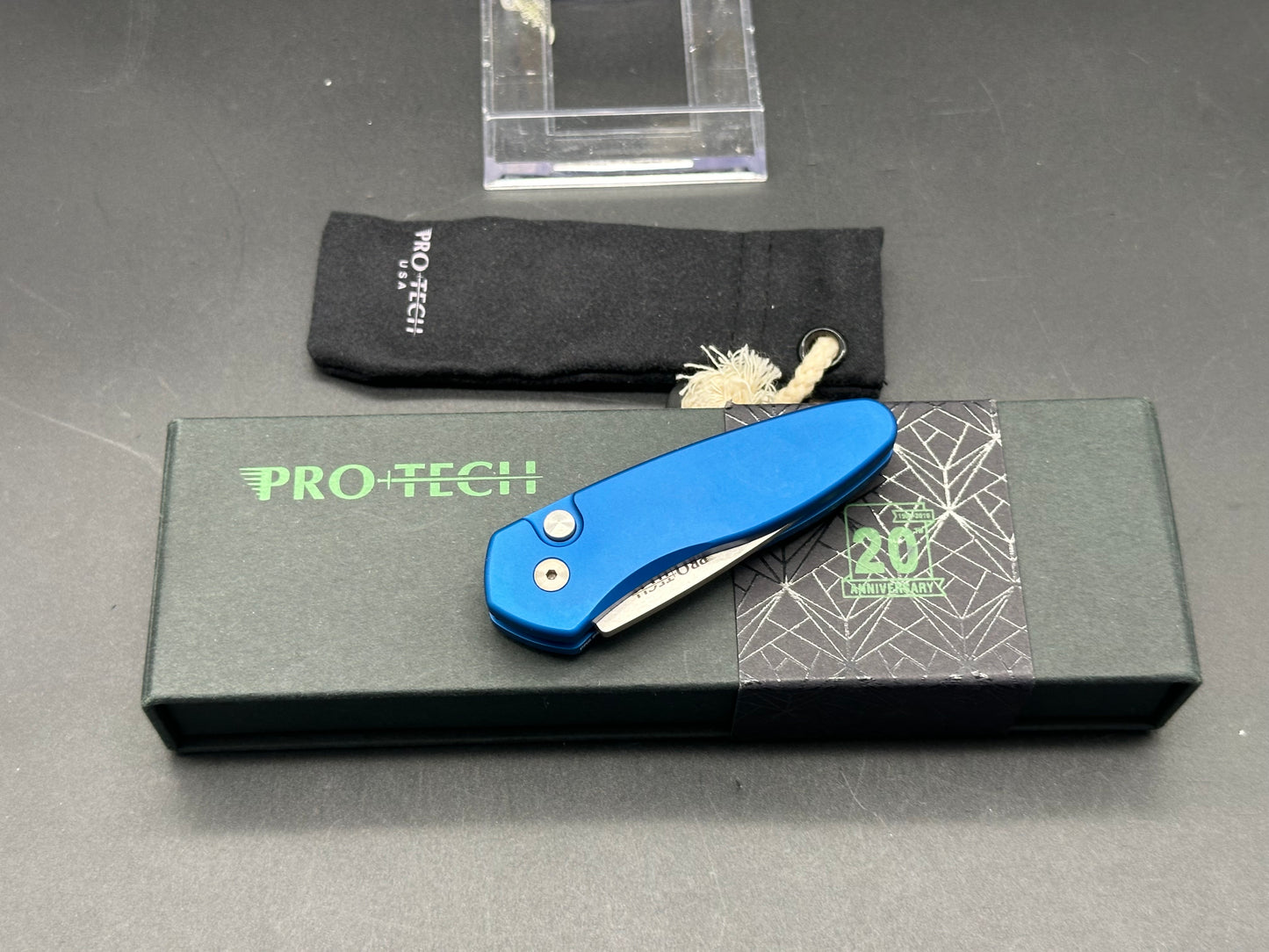 ProTech Sprint Automatic Knife Blue (1.95" Stonewash)