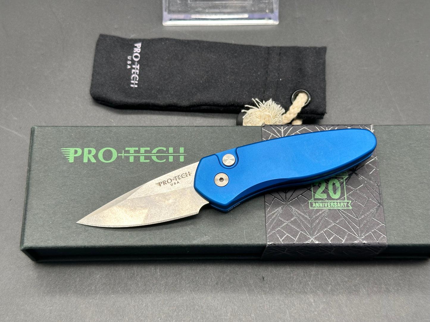 ProTech Sprint Automatic Knife Blue (1.95" Stonewash)