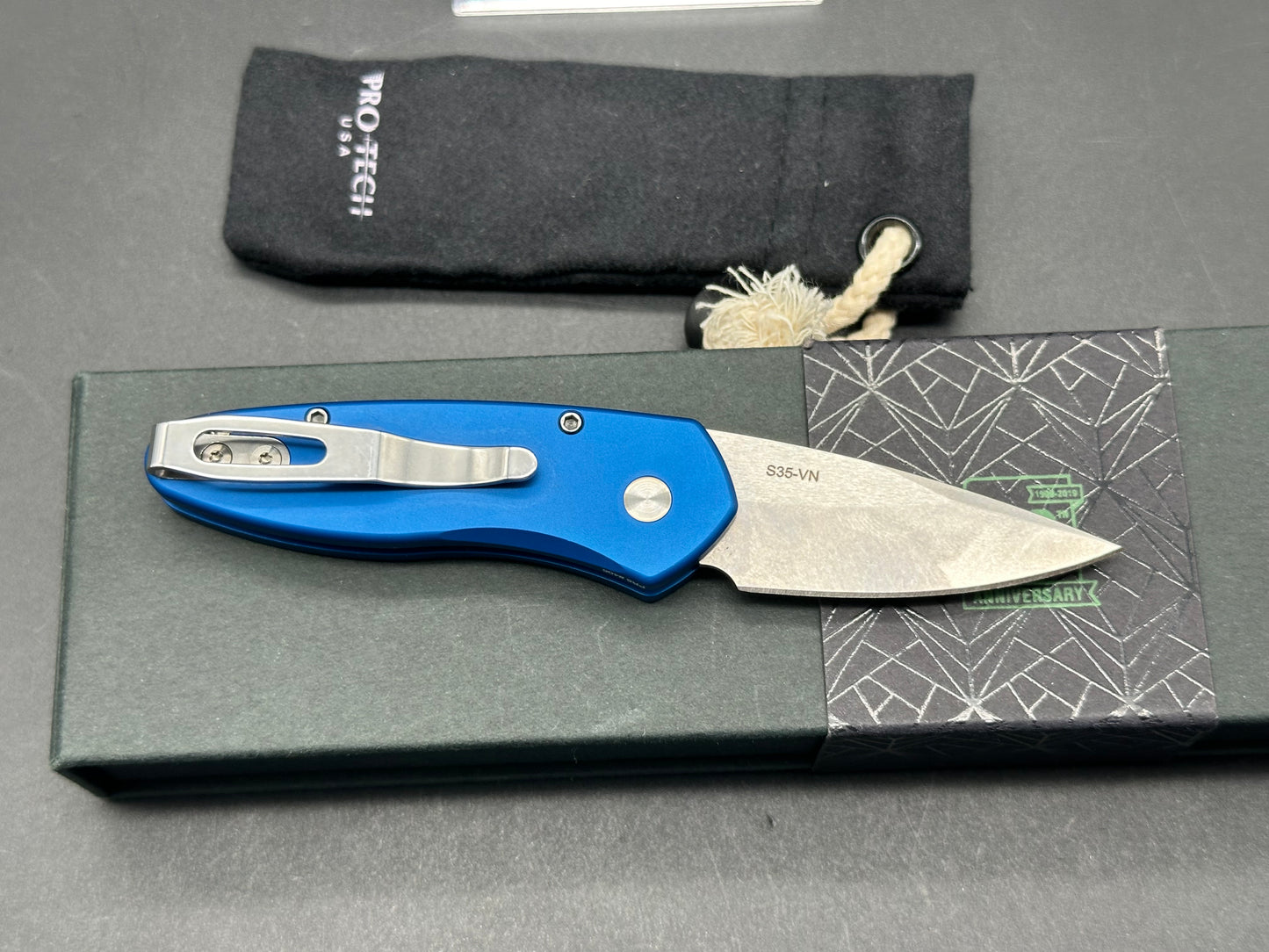 ProTech Sprint Automatic Knife Blue (1.95" Stonewash)