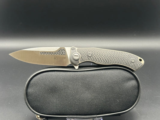 Venom Bone Doctor Kevin John titanium/carbon fiber handle with 3.875 inch M390 blade