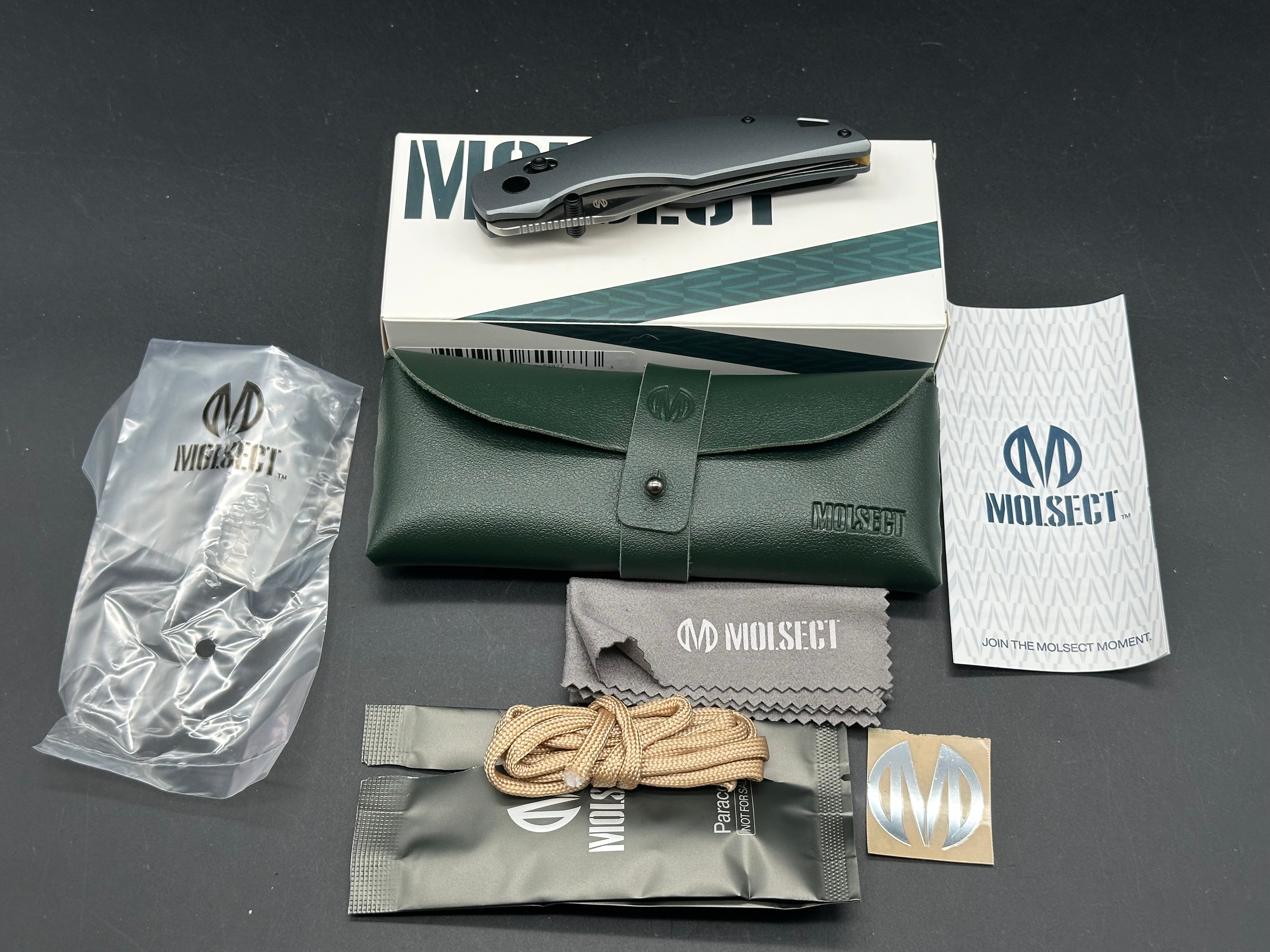 Molsect Shuttle Grey Aluminum handle - 14C28N CROSSBAR LOCK