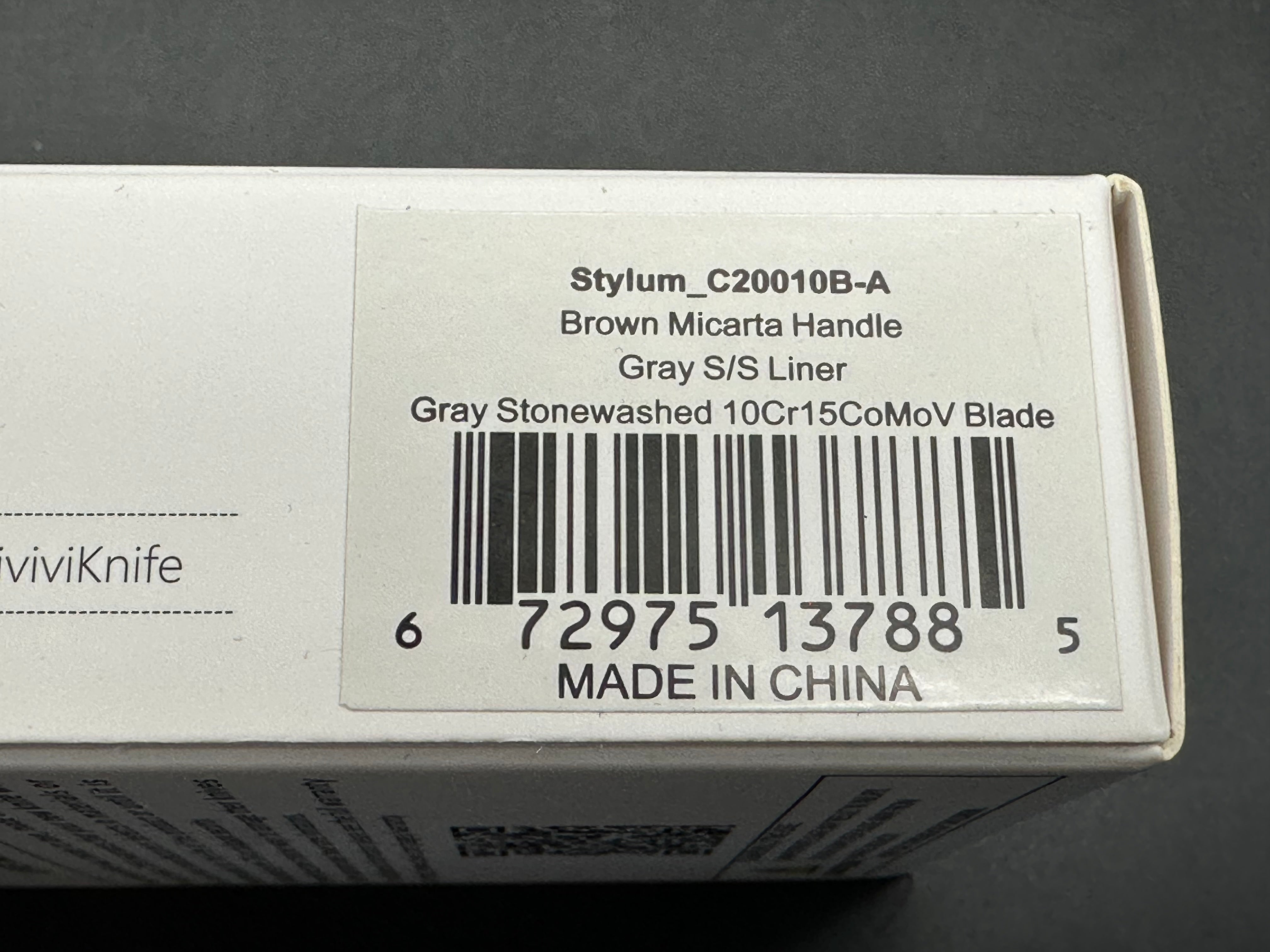 Civivi Stylum 10Cr15CoMov