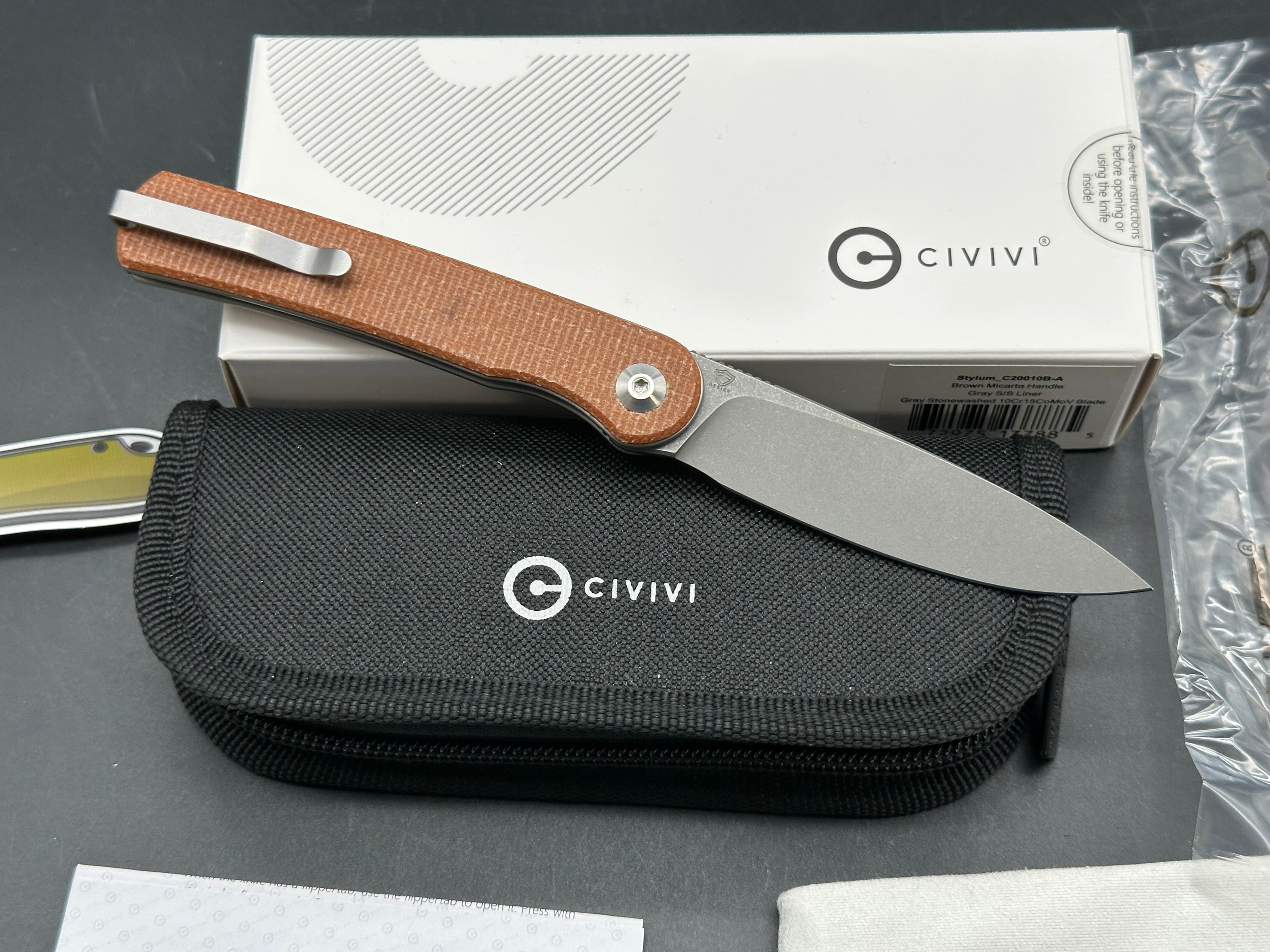 Civivi Stylum 10Cr15CoMov