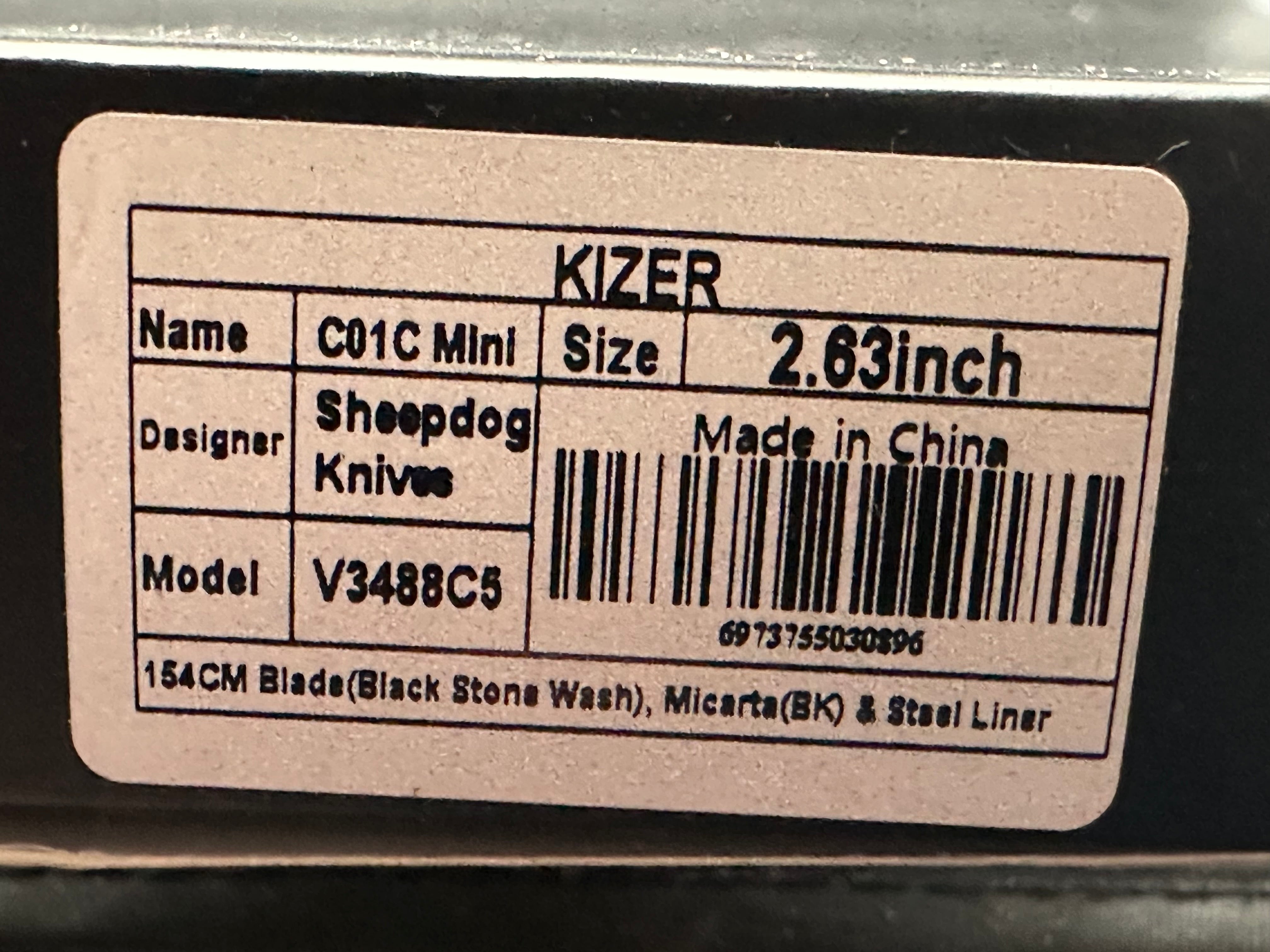 Kizer sheepdog mini Wok clip 