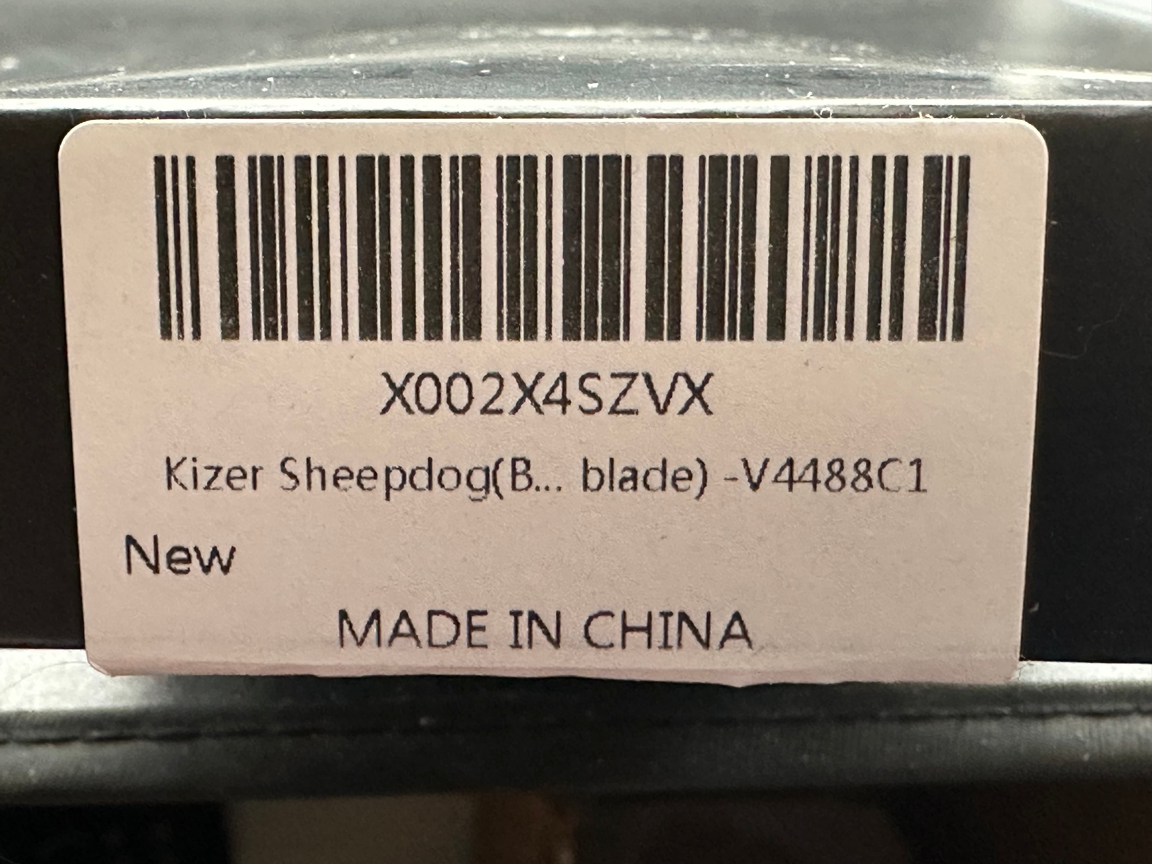 Kizer sheepdog micarta scales 154CM blade