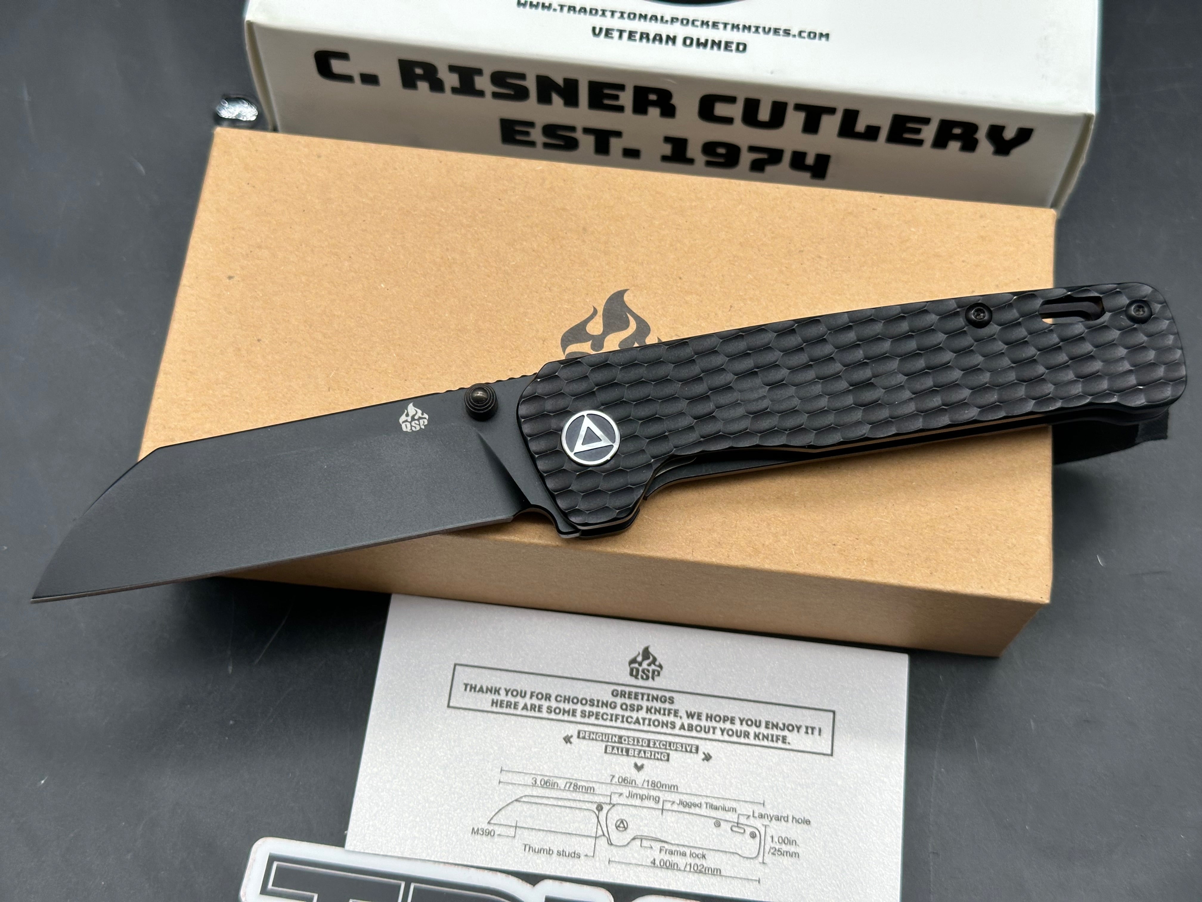 Qsp Penguin M390 titanium