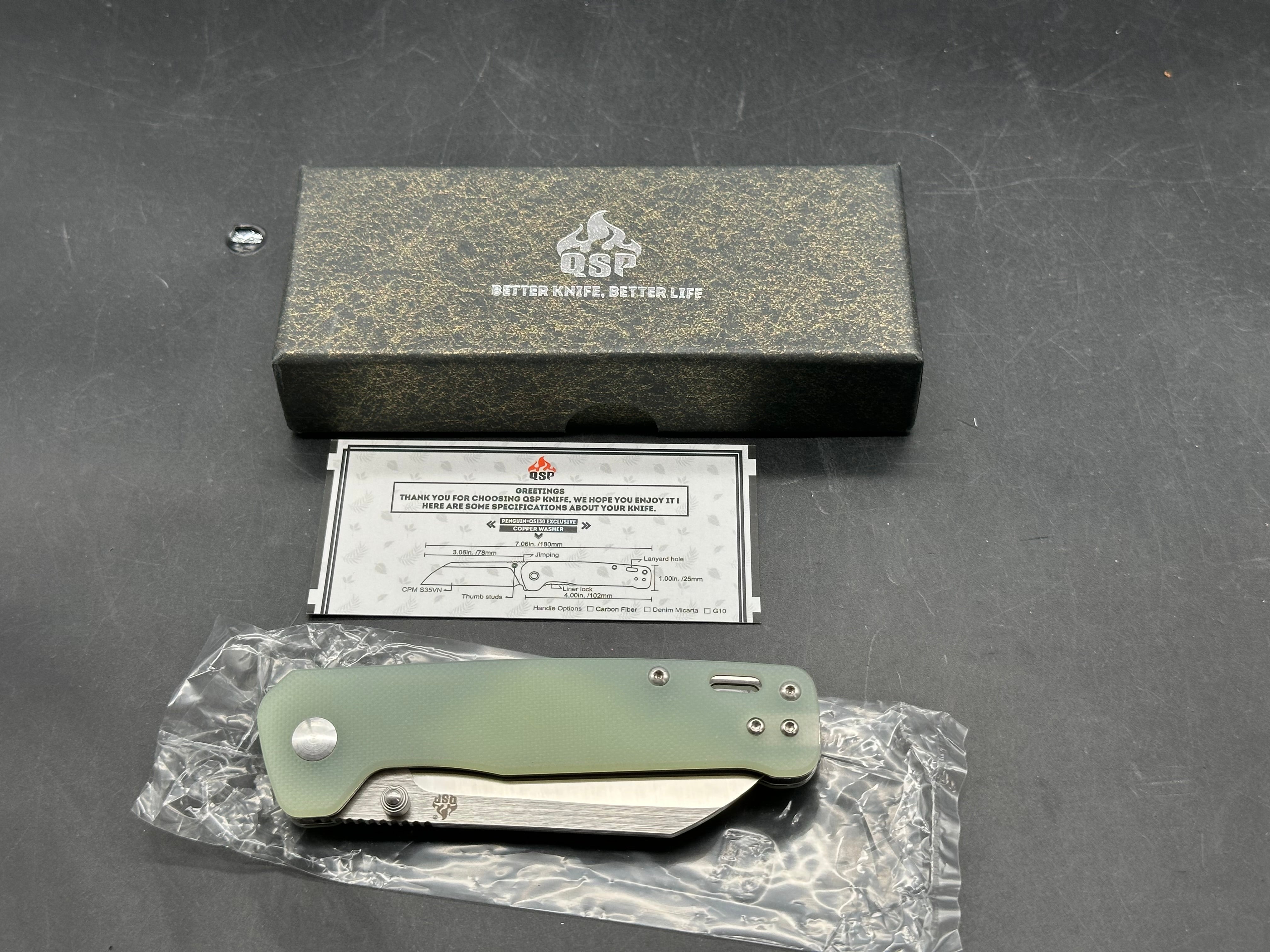 QSP Penguin S35VN