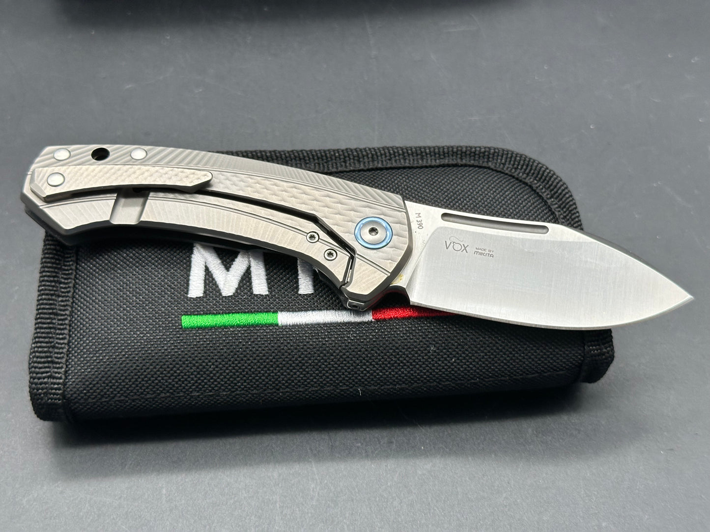 MKM Voxnaes Colvera Frame Lock Knife Black G-10 (2.91" Stonewash)