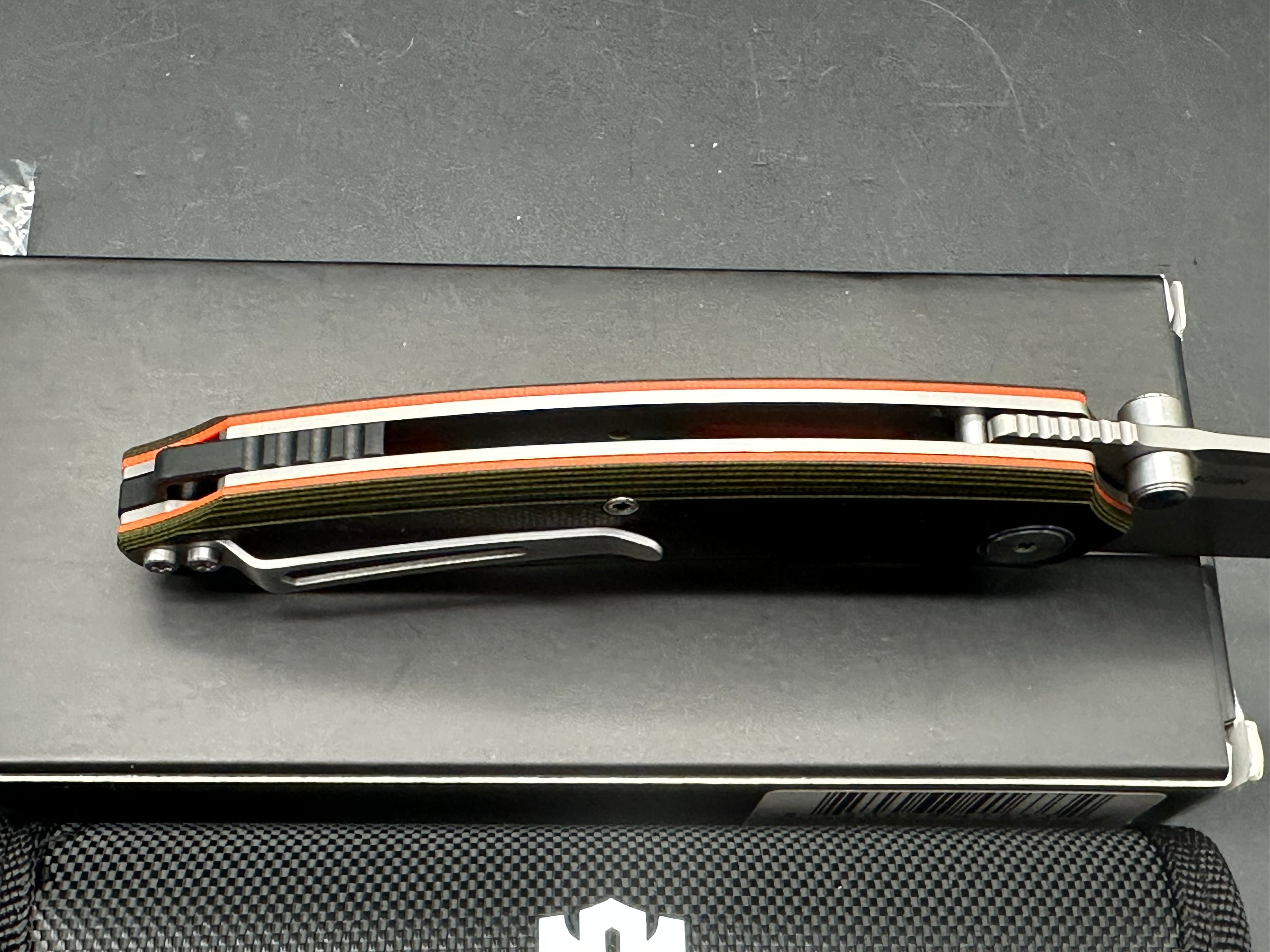 Remette Wild Species 3.1" 14C28N Blade, Green G10 Handle