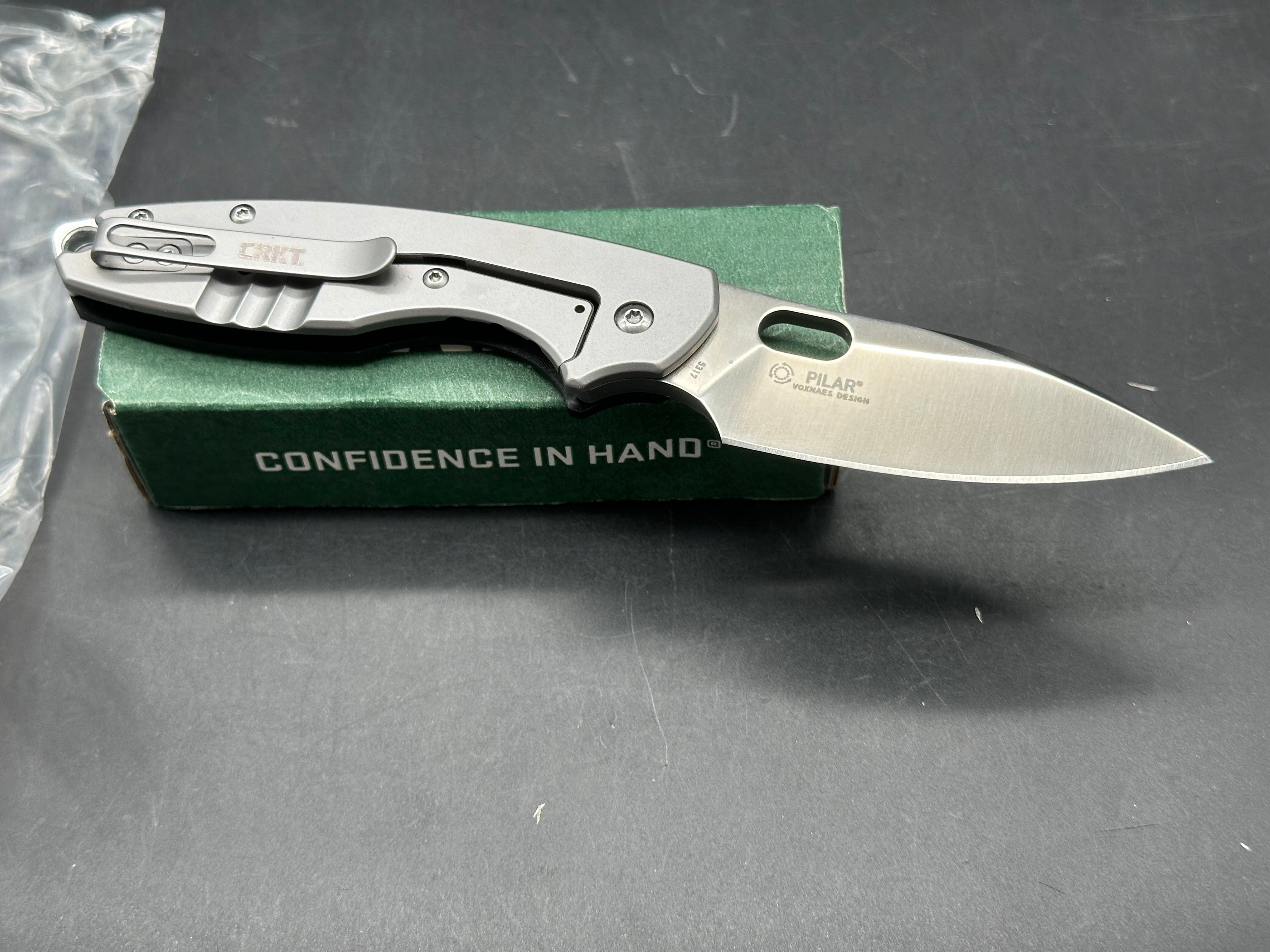 CRKT 10 knife bundle- all like new in boxes