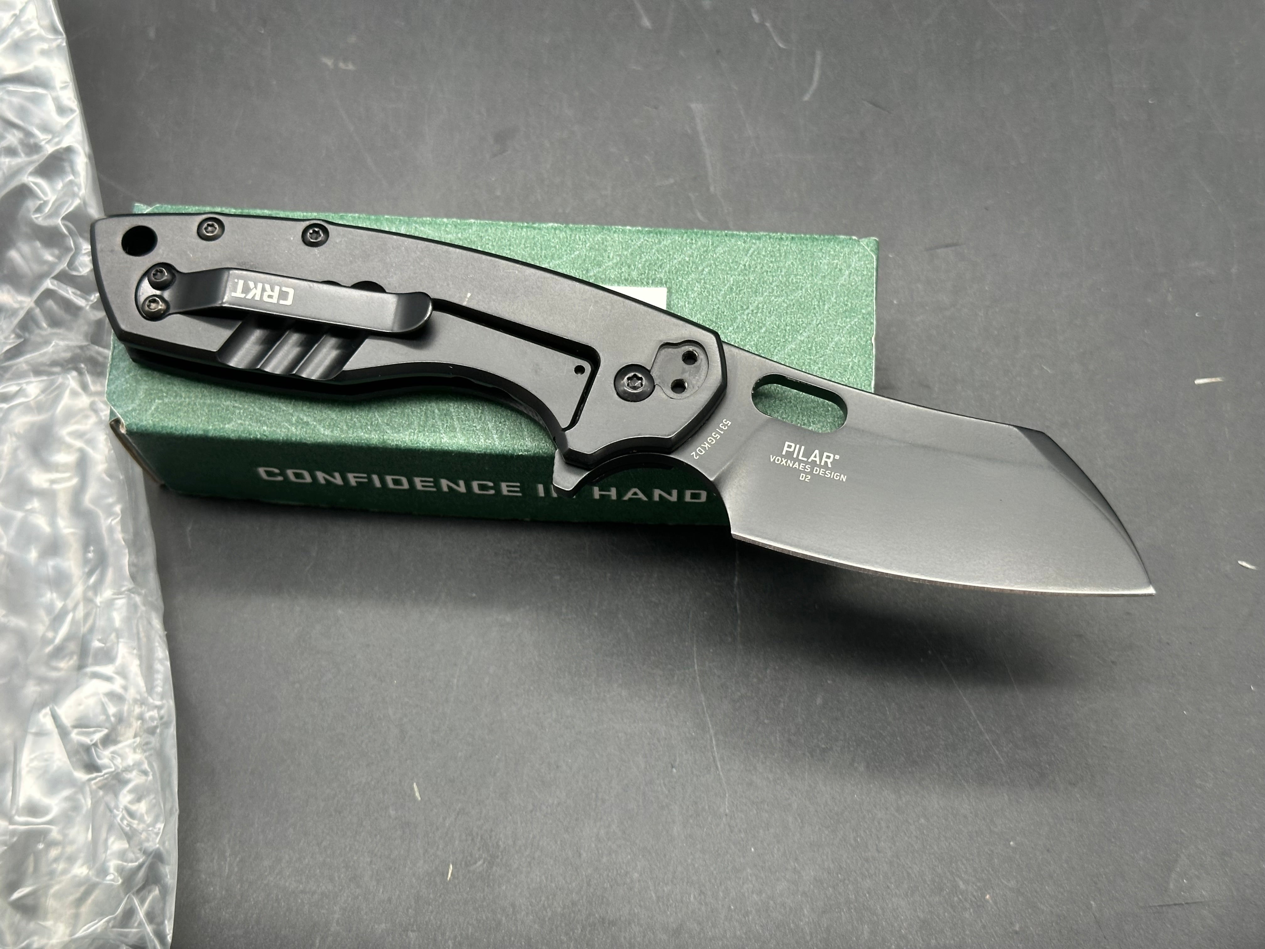 CRKT 10 knife bundle- all like new in boxes