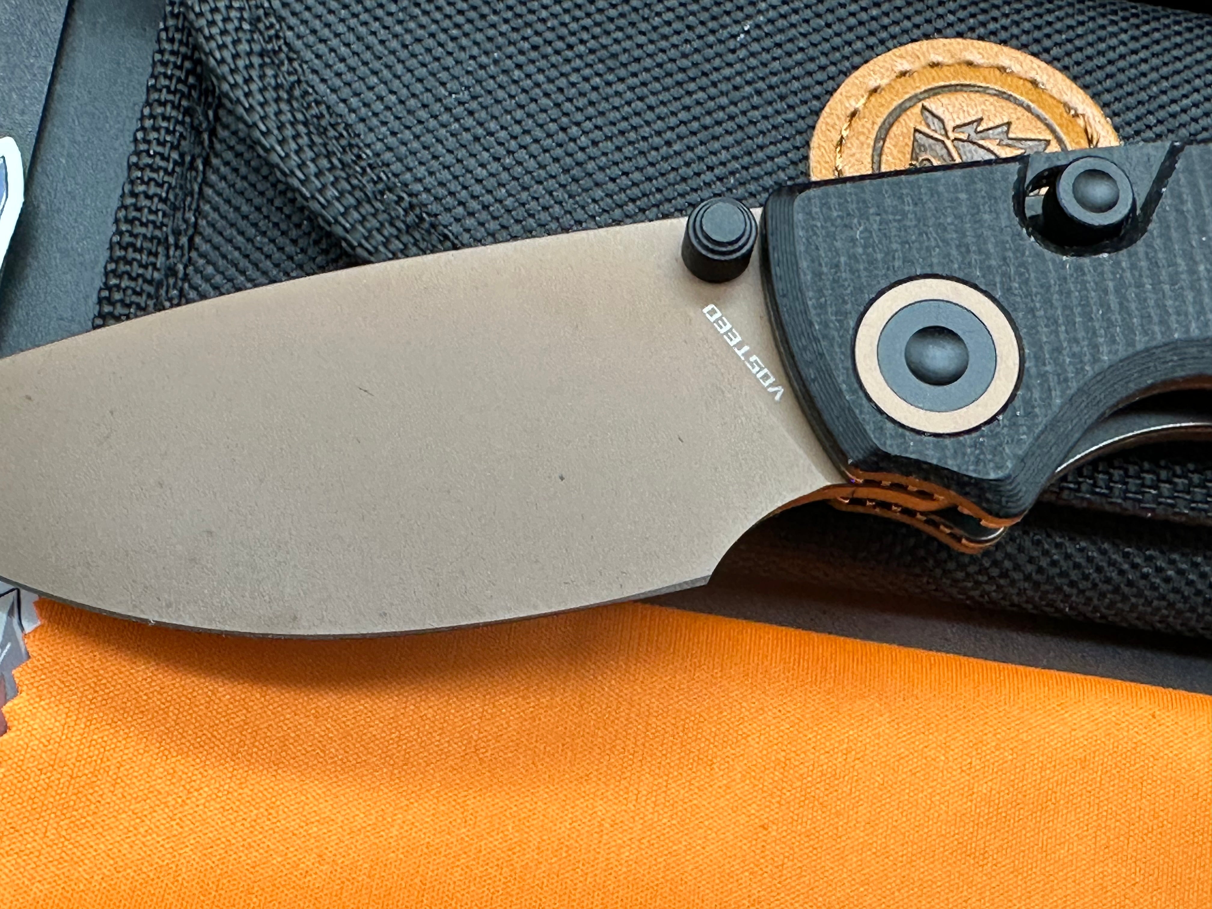 Vosteed Porcupine - Top Liner Lock (2.99" 14C28N Blade & Micarta Handle)