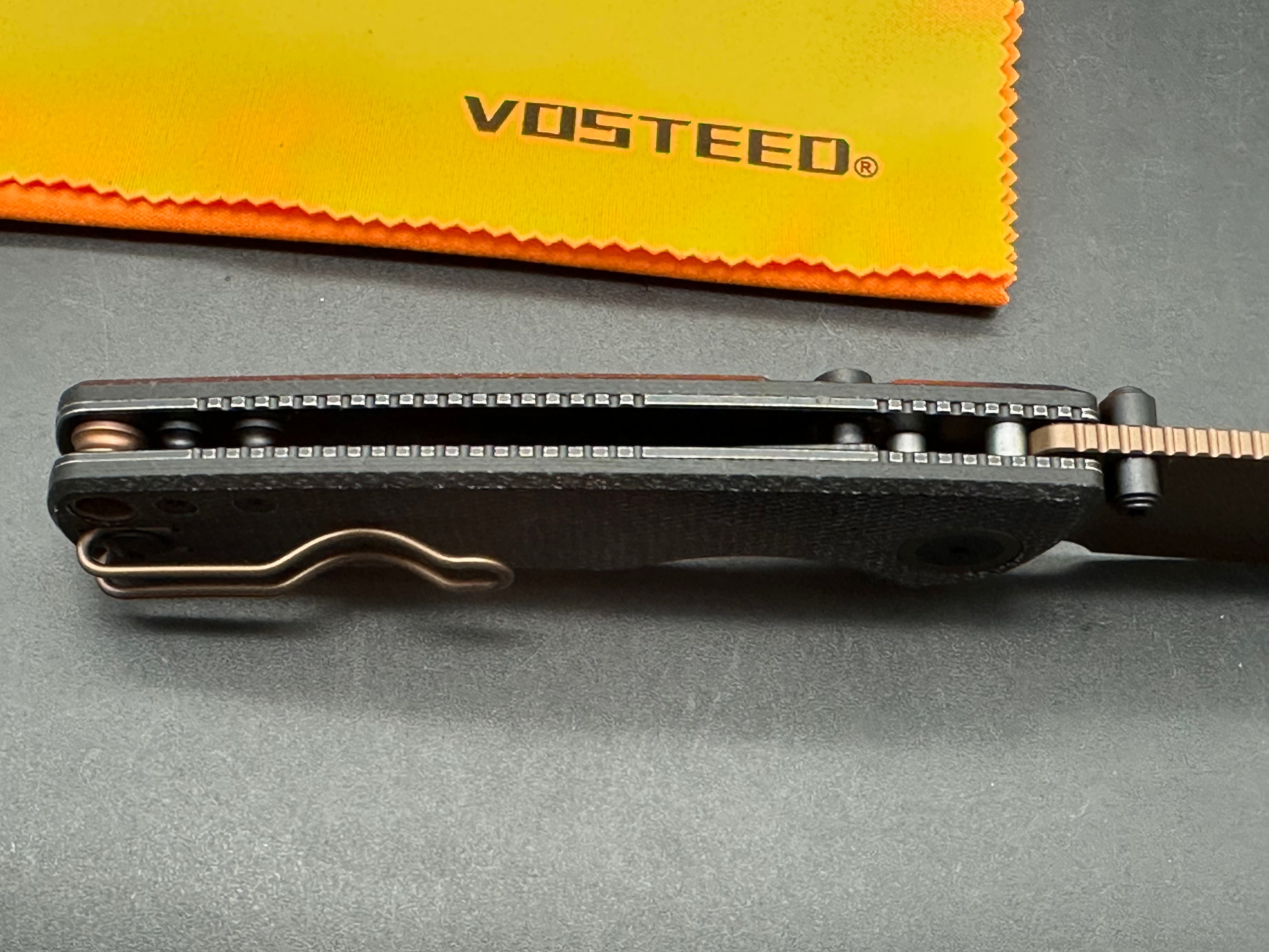 Vosteed Porcupine - Top Liner Lock (2.99" 14C28N Blade & Micarta Handle)