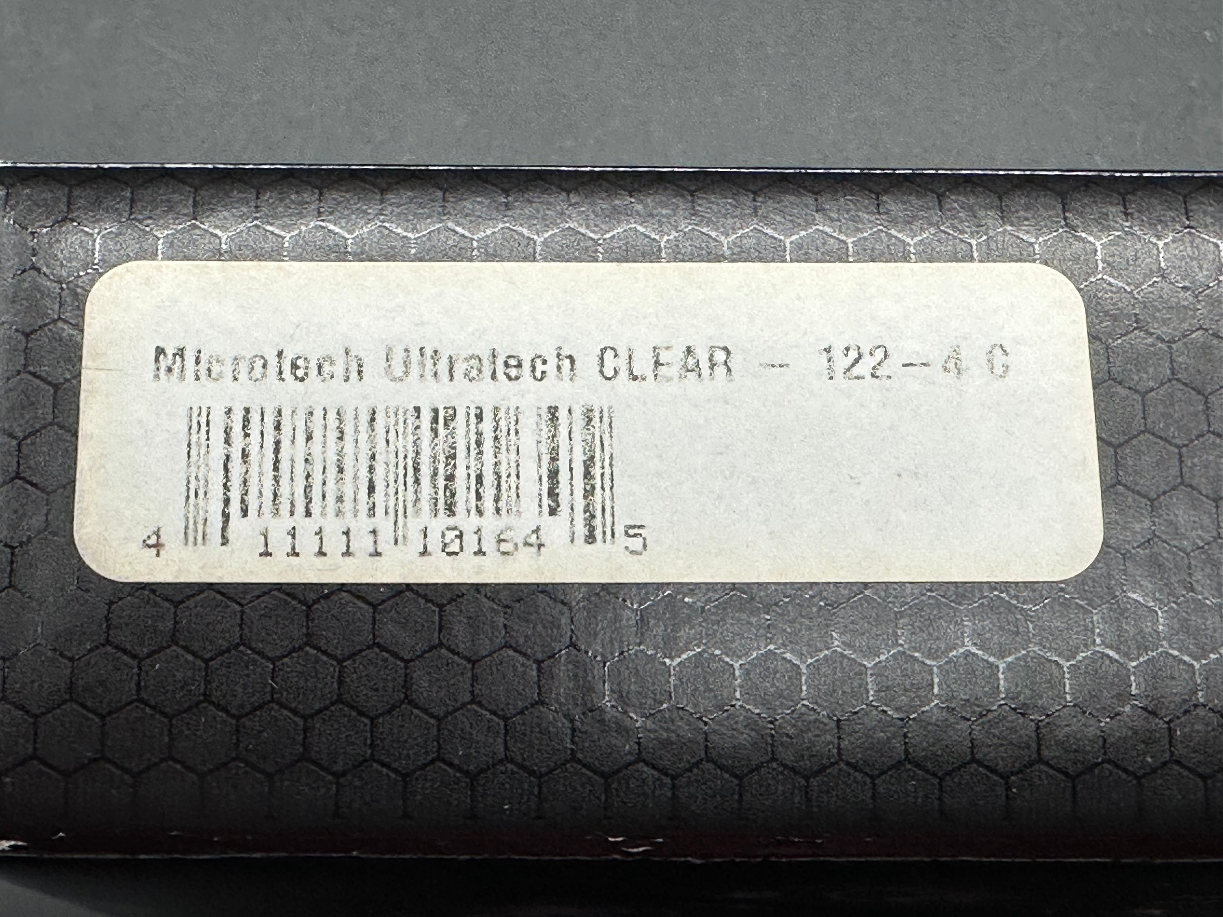 Microtech Ultratech D/E 122-4CL, New in Box, Clear Scale/Aluminum, Elmax, Rare