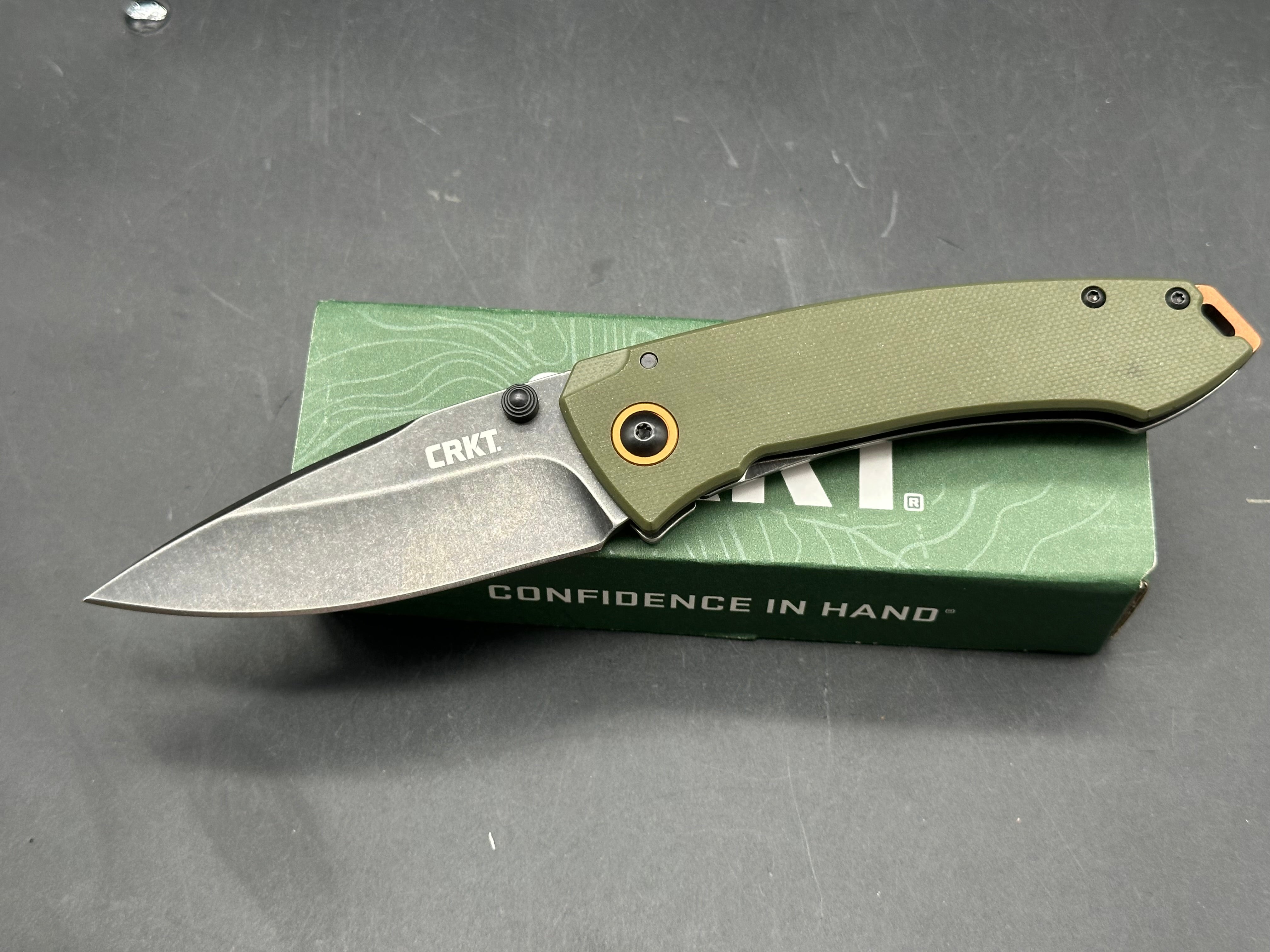 CRKT 10 knife bundle- all like new in boxes