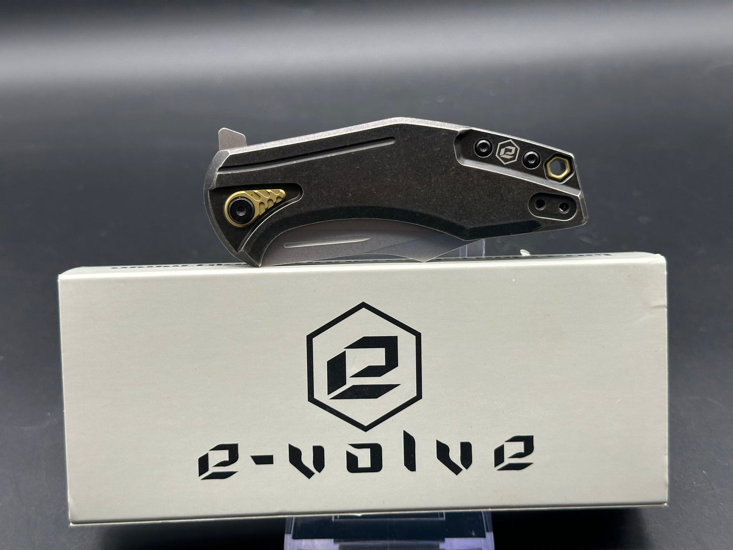 BRS E-Volve Overwatch Frame Lock Knife Titanium (3.625" Stonewash)