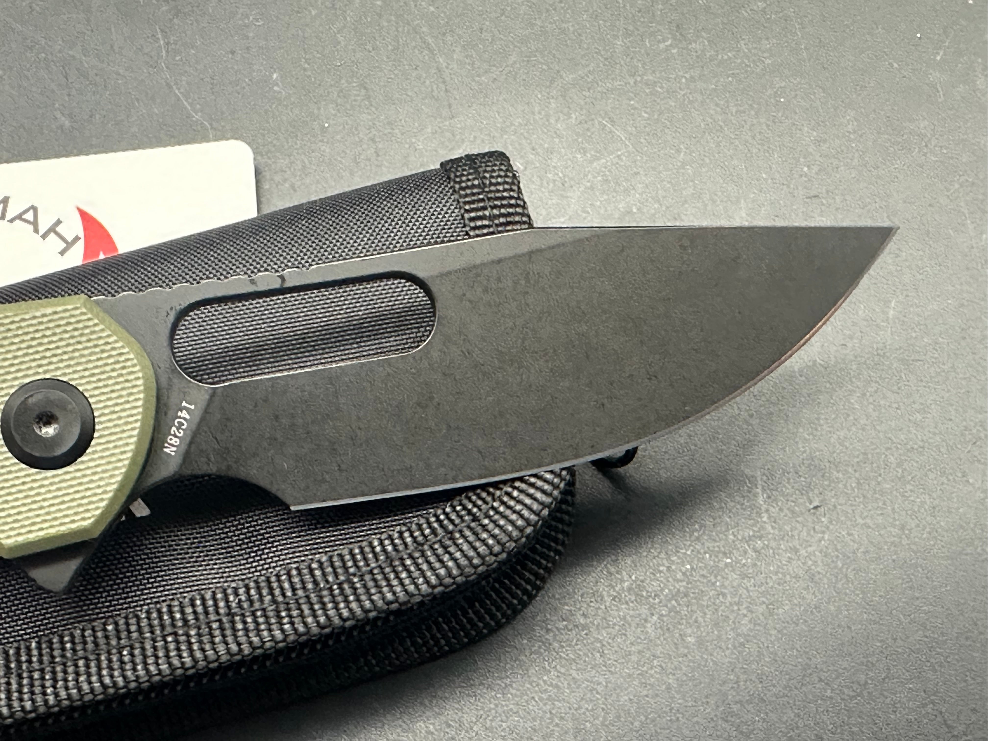 Eutektik Trinity OD Green BlackWashed plus LTK Koozie/Patch & Sticker w/each knife