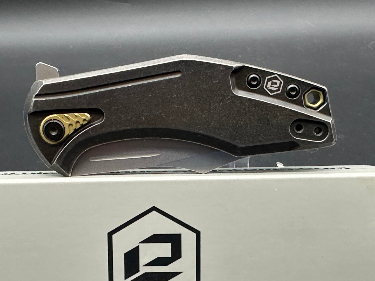 BRS E-Volve Overwatch Frame Lock Knife Titanium (3.625" Stonewash)