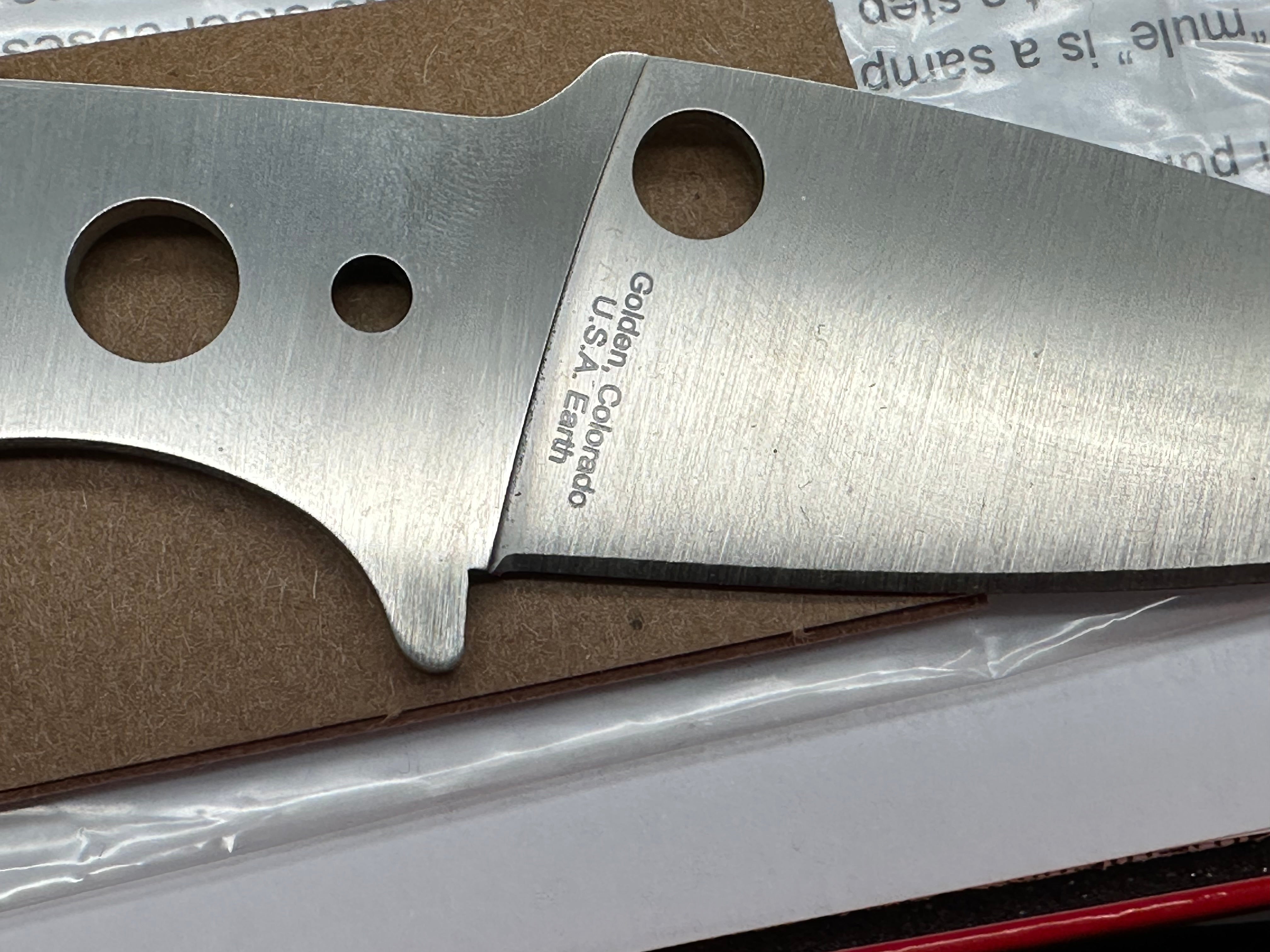 Spyderco Mule, New in Box, Z-Wear