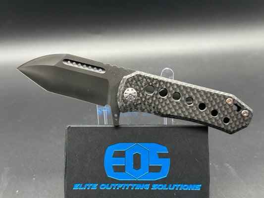 EOS Orca-S Frame Lock Knife Black Titanium (3" Black)