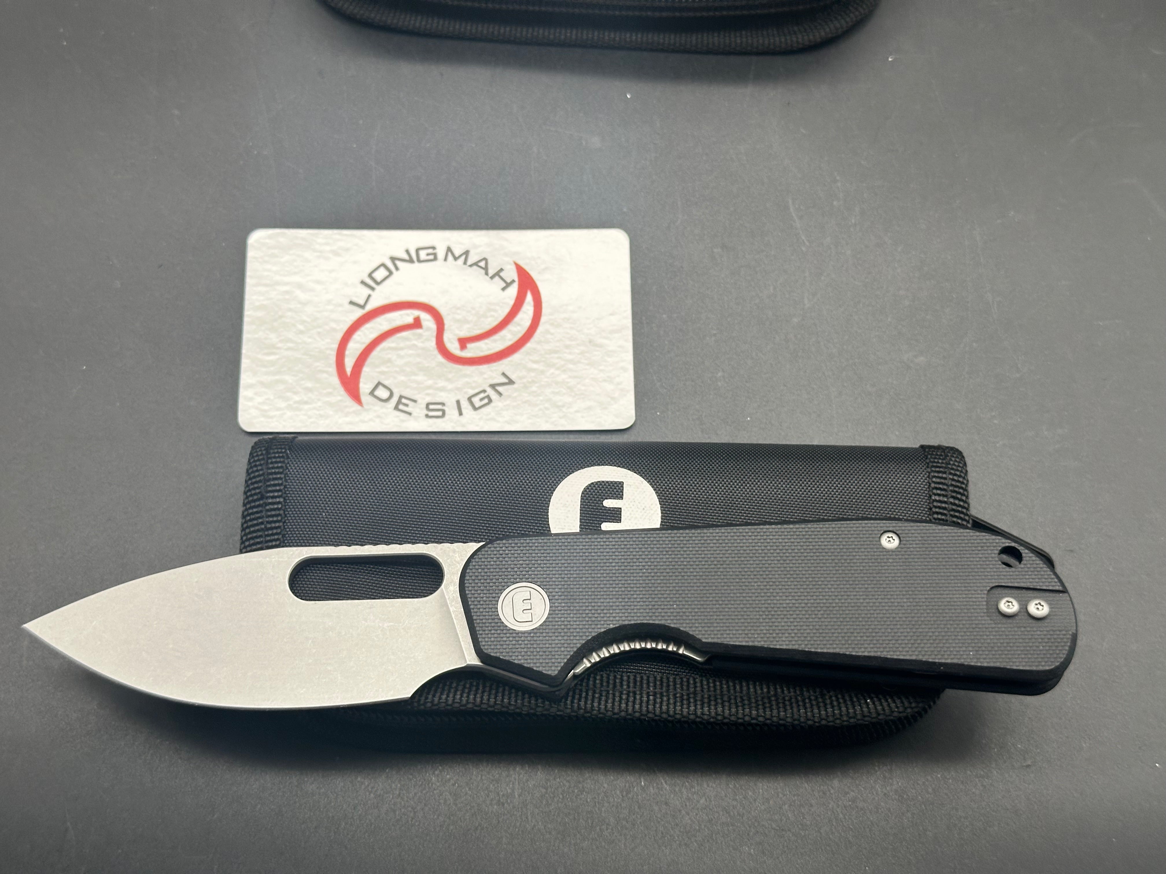 Eutektik EFD Black Stonewashed plus LTK Koozie/Patch & Sticker w/each knife