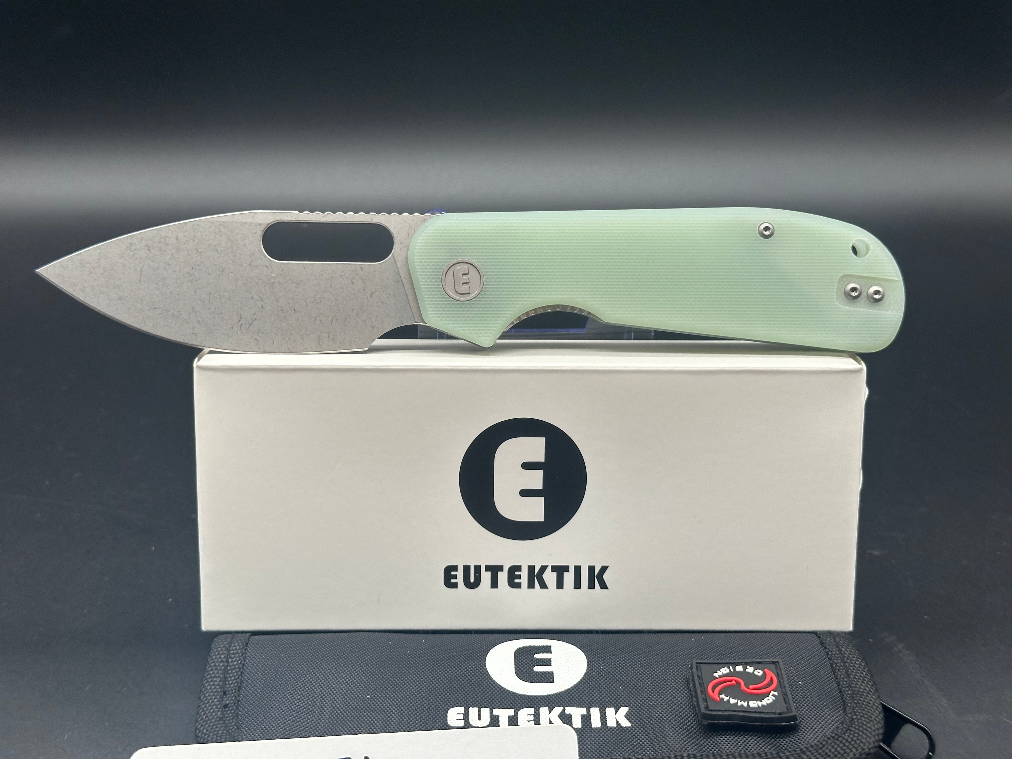 Eutektik EFD Jade Stonewashed plus LTK Koozie/Patch & Sticker w/each knife