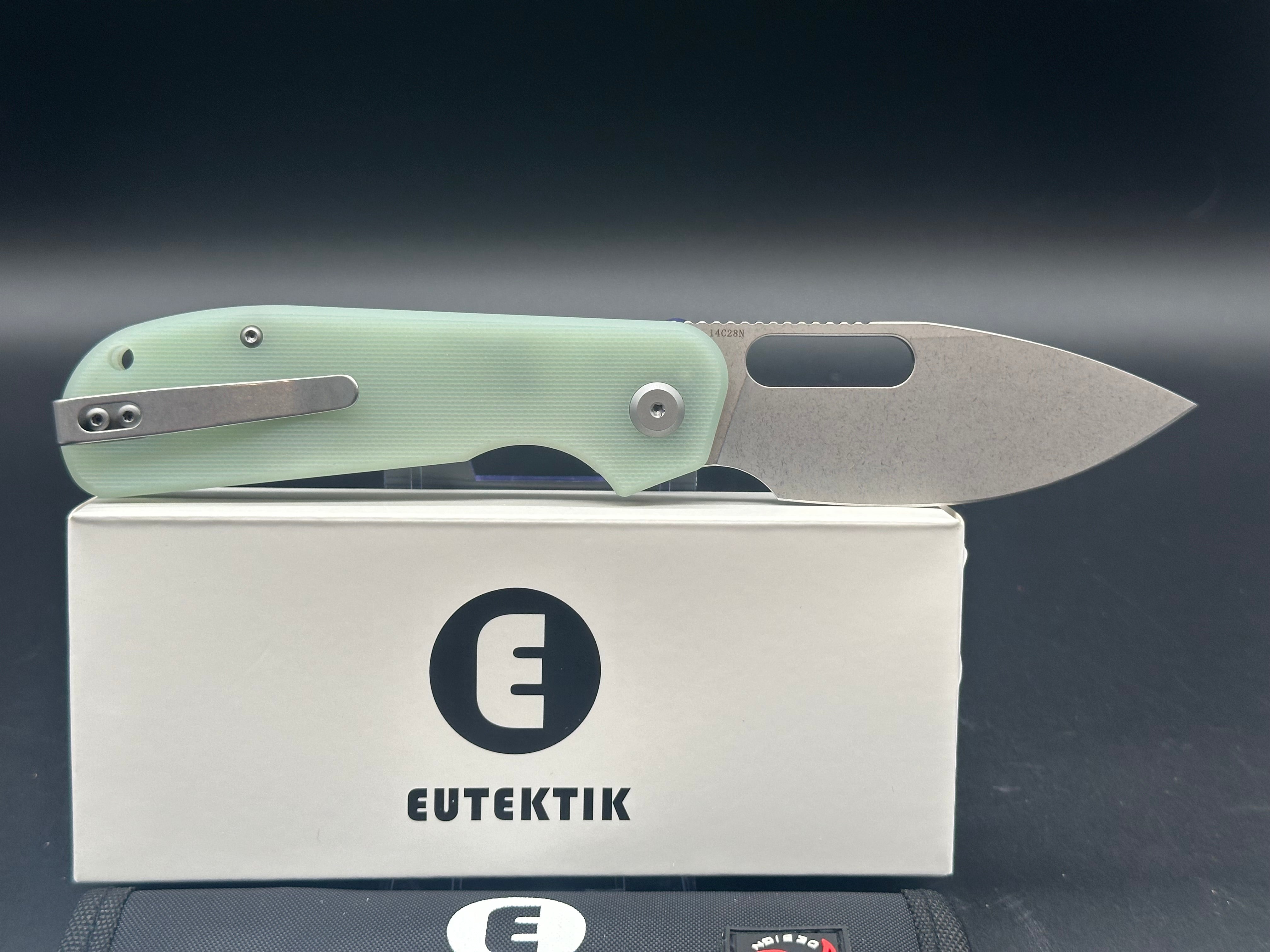 Eutektik EFD Jade Stonewashed plus LTK Koozie/Patch & Sticker w/each knife