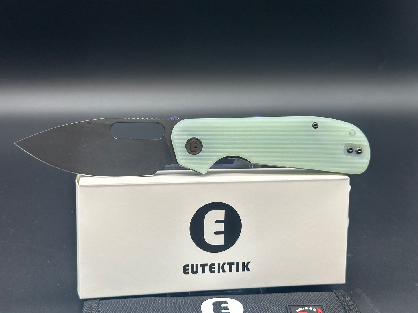 Eutektik EFD Jade BlackWashed plus LTK Koozie/Patch & Sticker w/each knife