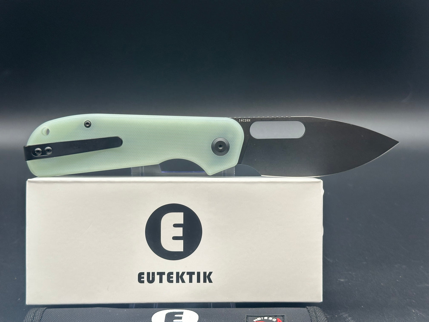 Eutektik EFD Jade BlackWashed plus LTK Koozie/Patch & Sticker w/each knife