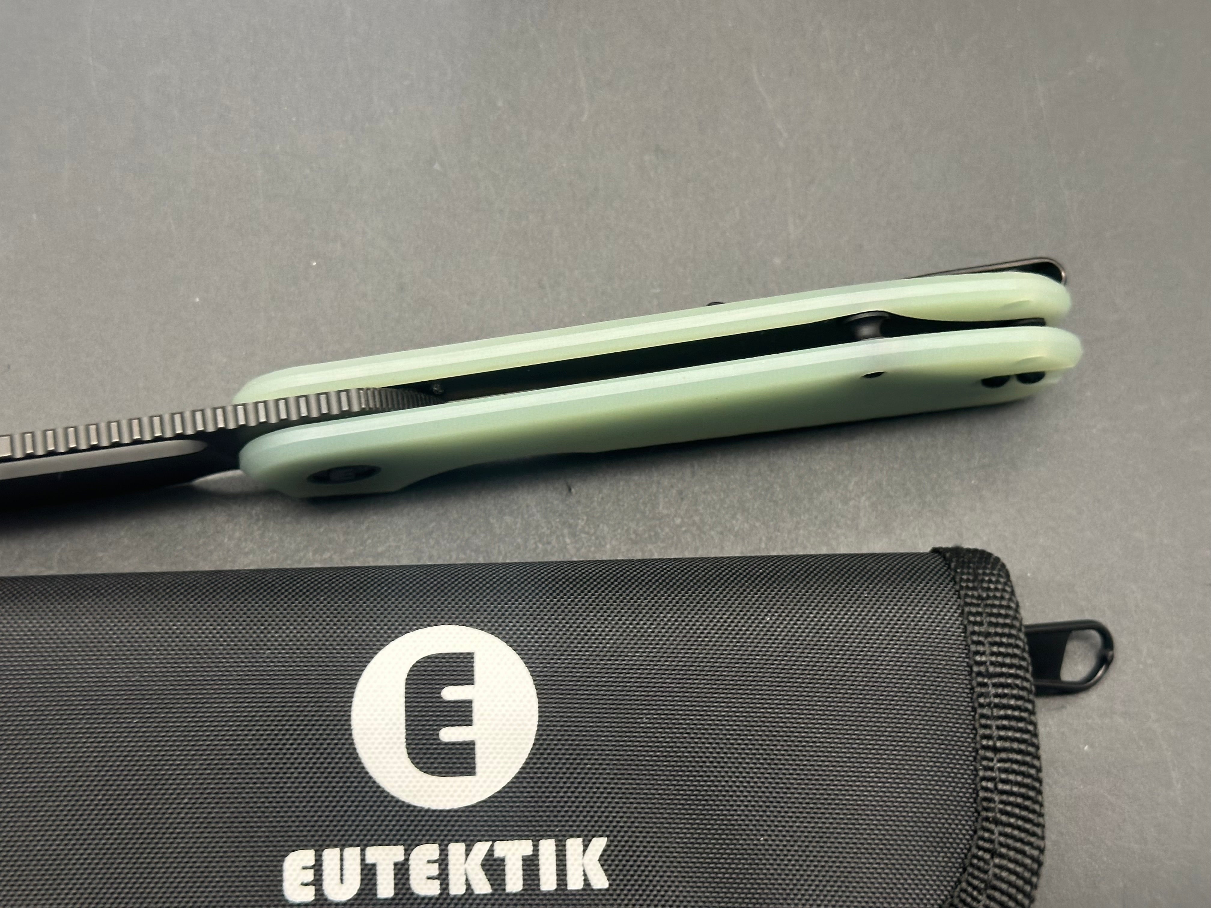 Eutektik EFD Jade BlackWashed plus LTK Koozie/Patch & Sticker w/each knife