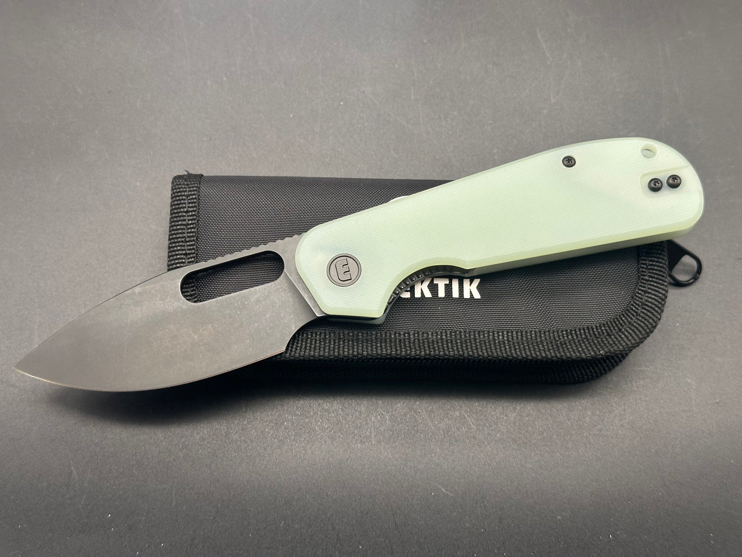 Eutektik EFD Jade BlackWashed plus LTK Koozie/Patch & Sticker w/each knife